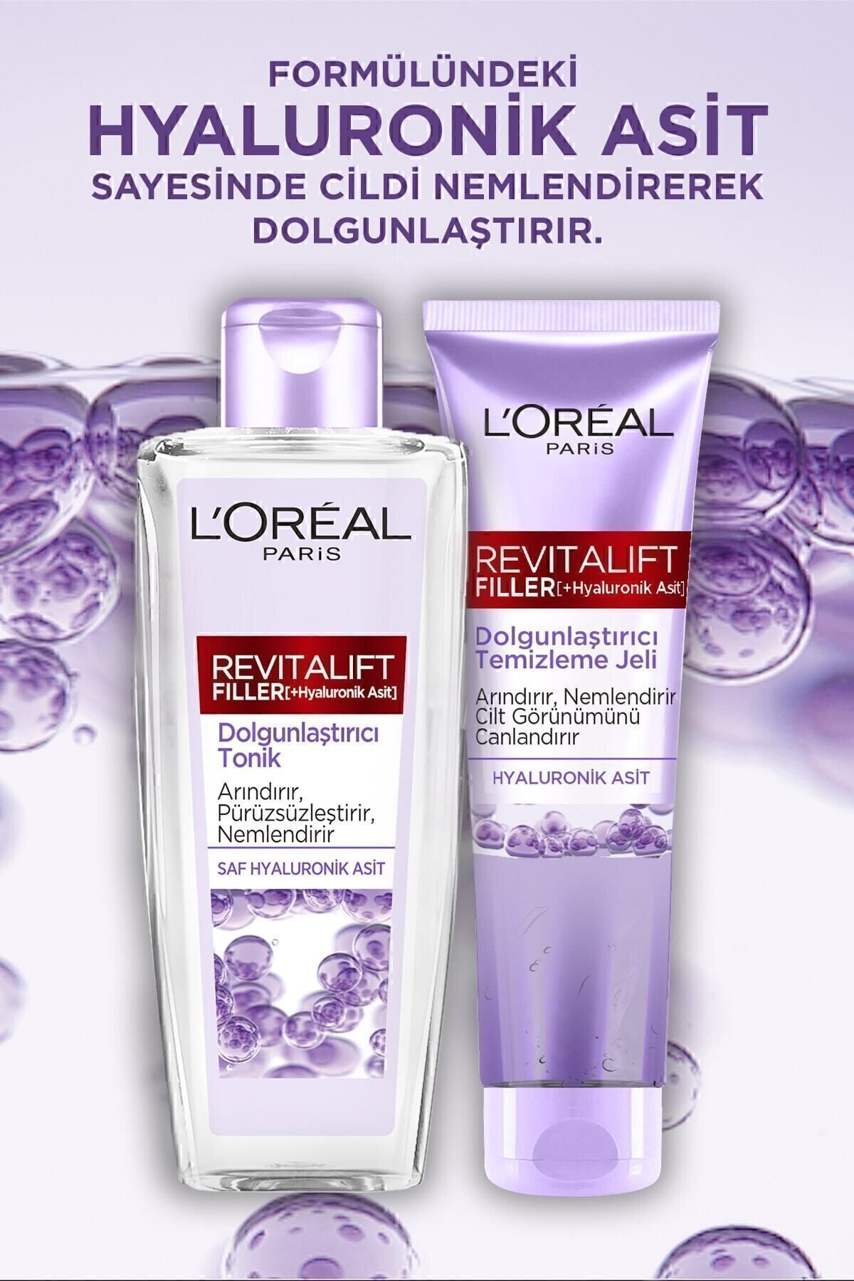 لورآل پاریس Revitalift Filler Plumping Tonic 200ml - هیالورونیک اسید L'Oreal Paris