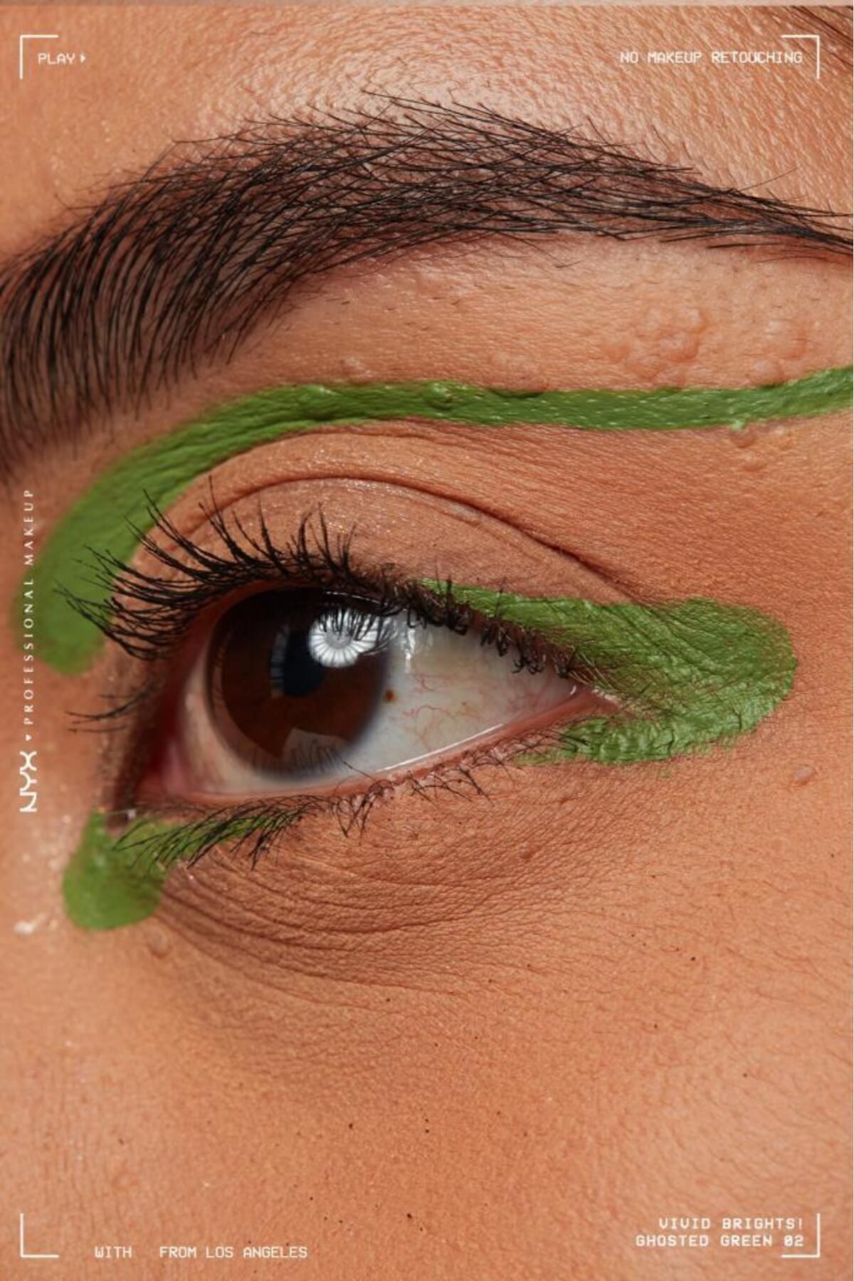 Vivid Brights Likit Eyeliner - Ghosted Green — سبز VVDBRGHT — تصویر 4 از 7