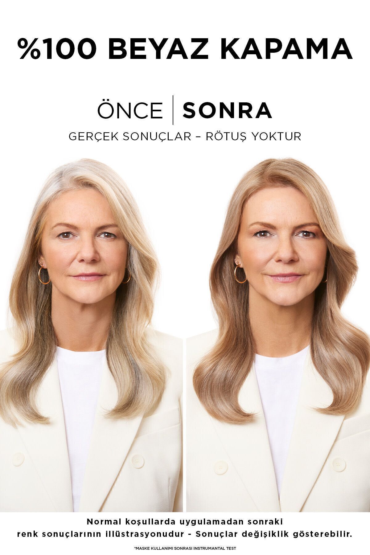 L'Oreal Paris رنگ مو کرم 100% پوشش موهای سفید Excellence رنگ مسی شماره 7.43