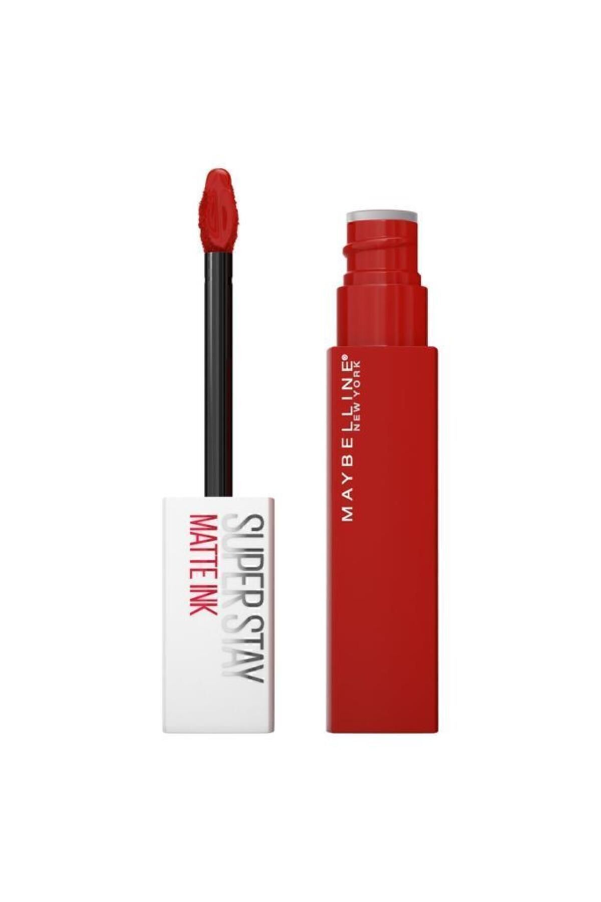 رژ لب مات مایع Super Stay Matte Ink - 330 Innovator - قرمز Maybelline New York