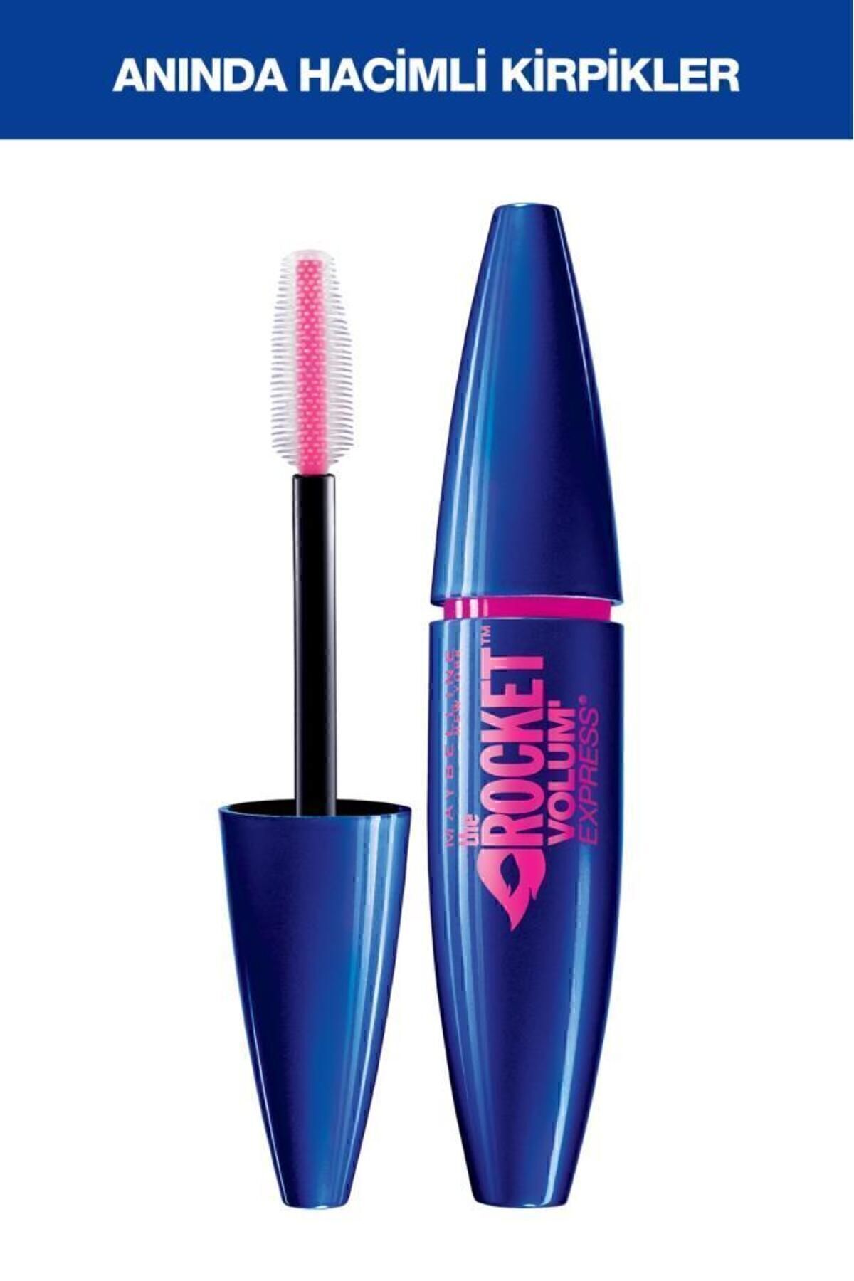 ریمل Volum' Express Rocket Extra Black & Garnier Micellar Cleanger Water 100ml Maybelline New York