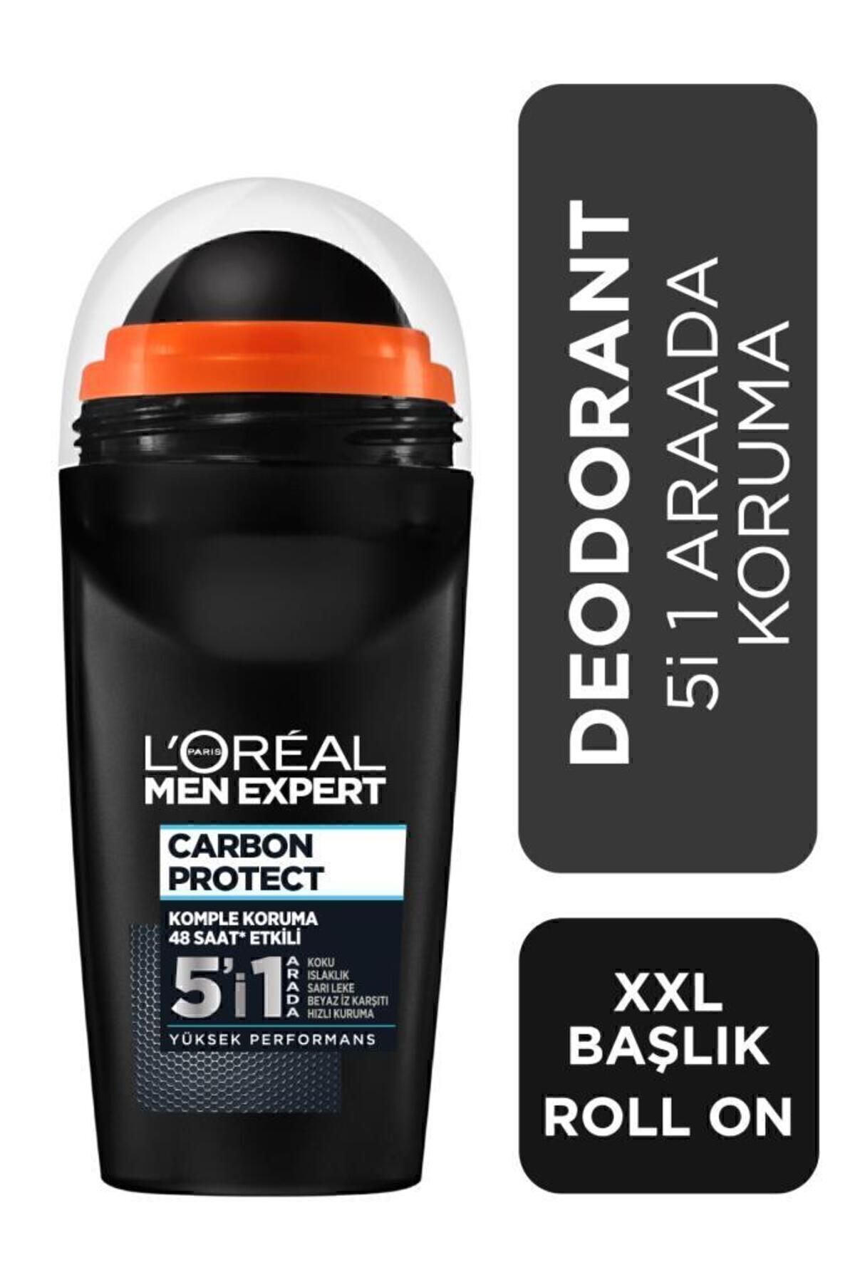 ست مراقبت اولیه مردانه ژل دوش توتال کلین ذغال 300 میلی لیتر + دئودورانت محافظ کربن + رول ان L'Oreal Paris Men Expert