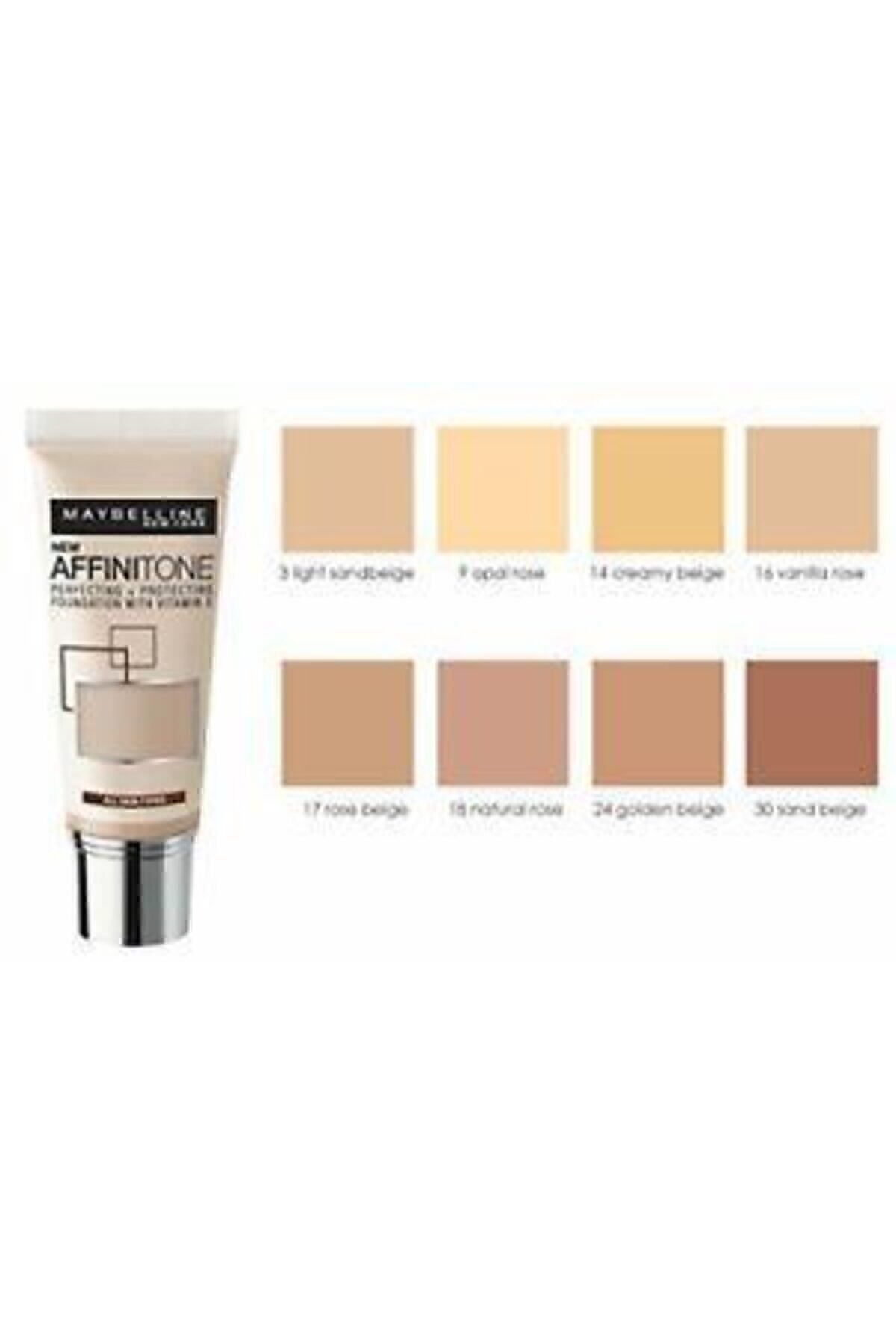 فونداسیون موثر مرطوب کننده - فونداسیون آفینیتون شماره: 24 Maybelline New York