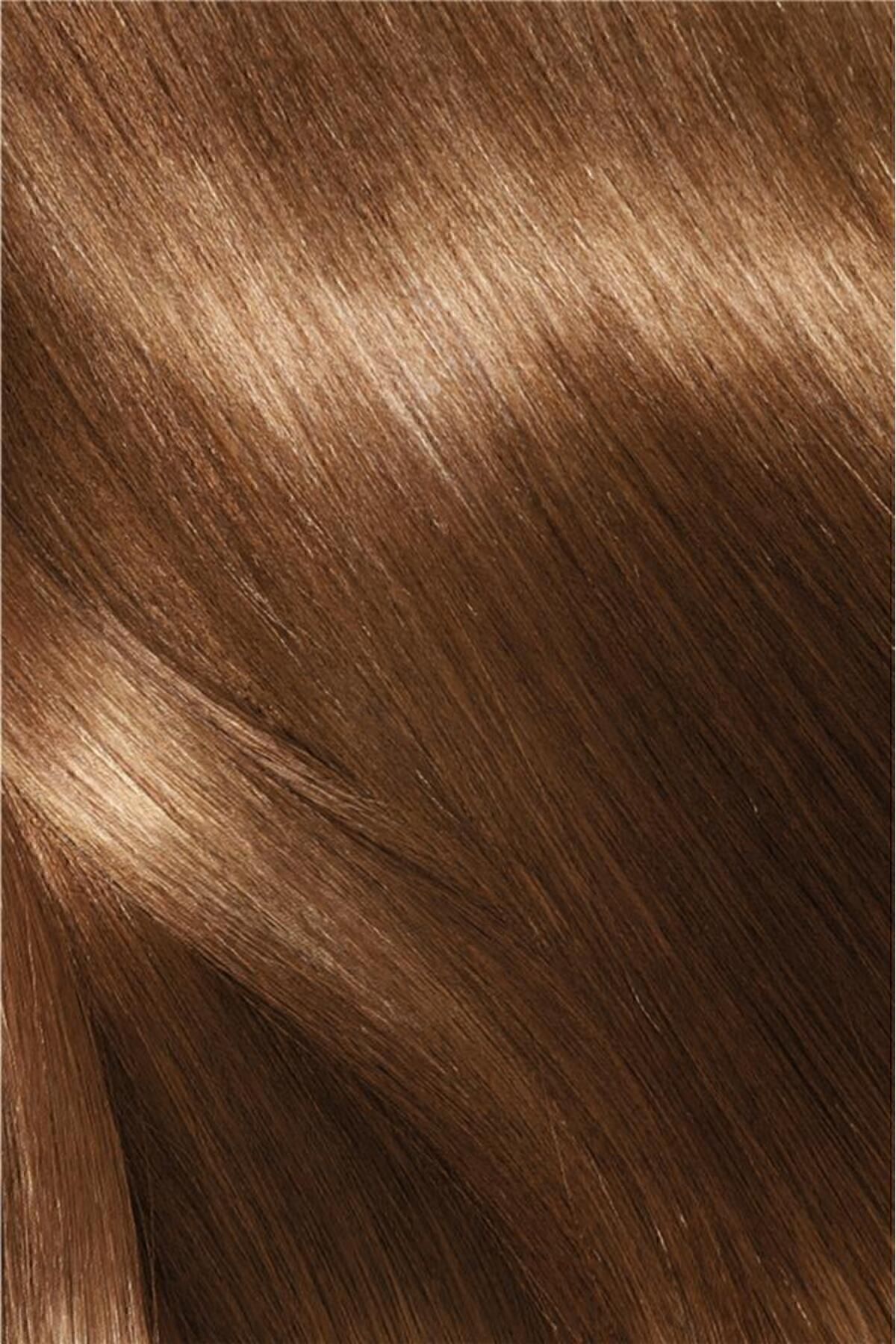 L'Oreal Paris رنگ مو کرم 100% پوشش موهای سفید Excellence رنگ قهوه ای بادامی شماره 6.3