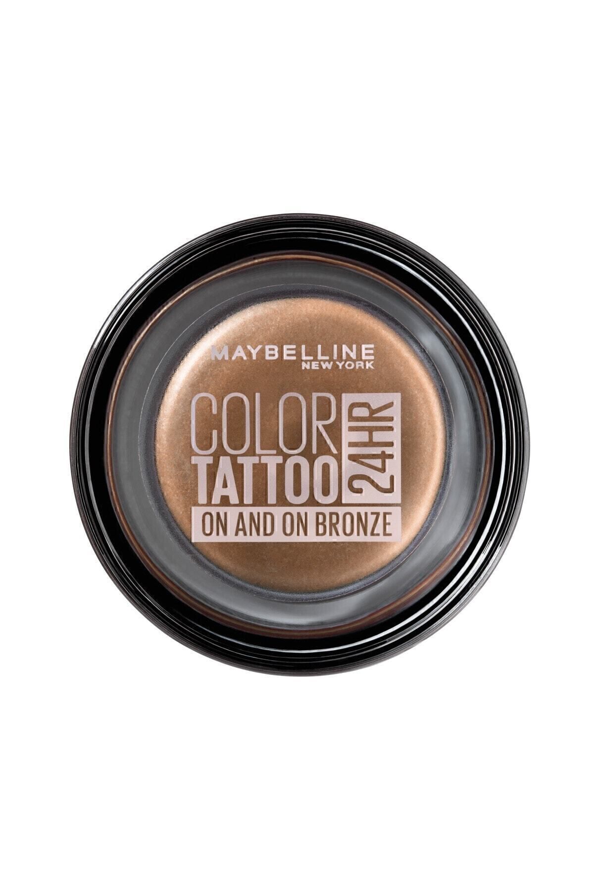 سایه چشم Color Tattoo 24H - 35 On And On Bronze - برنز Maybelline New York