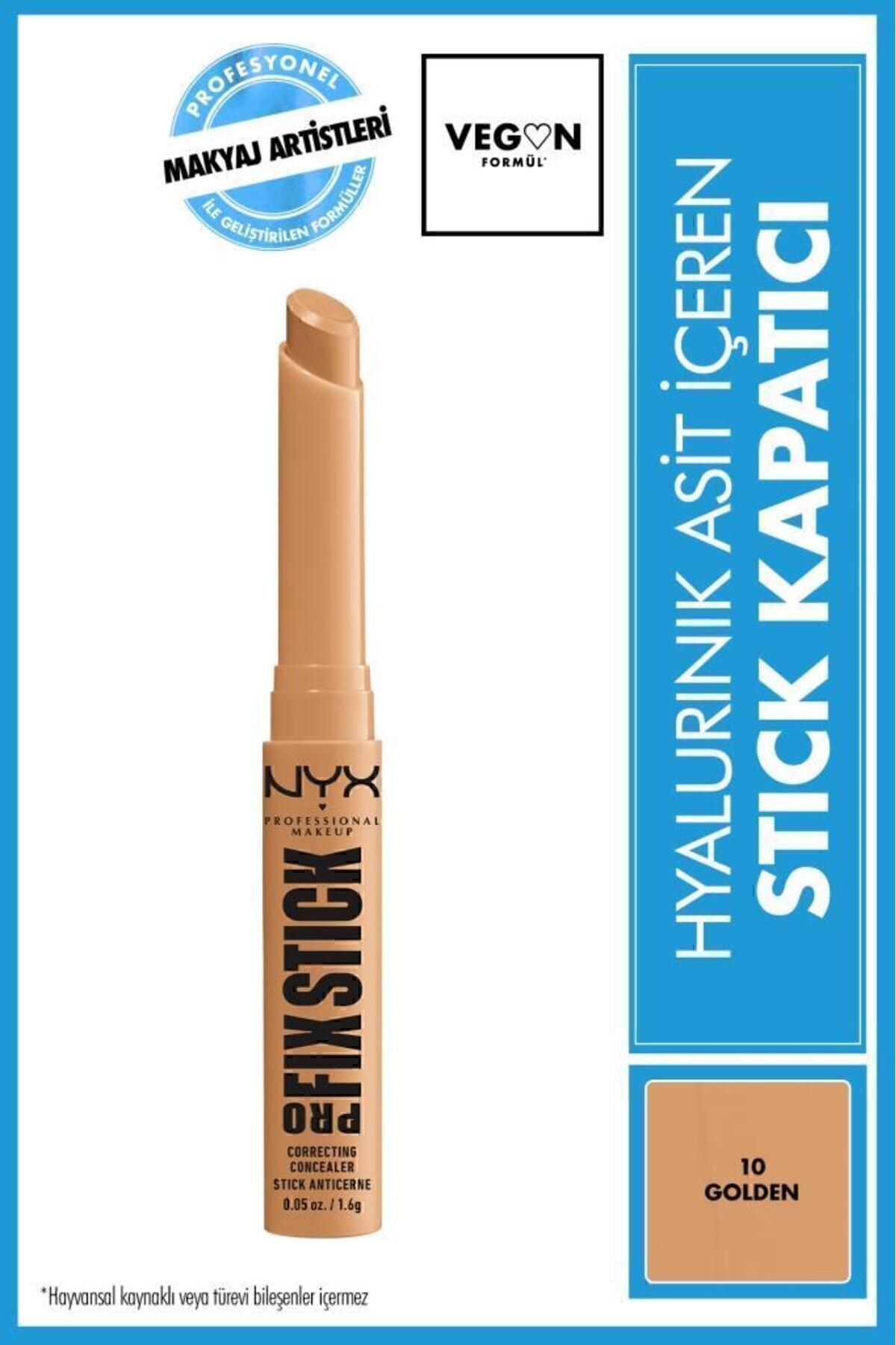 NYX Professional Makeup ضربه آرایشگر راست کننده پوست 10 طلایی
