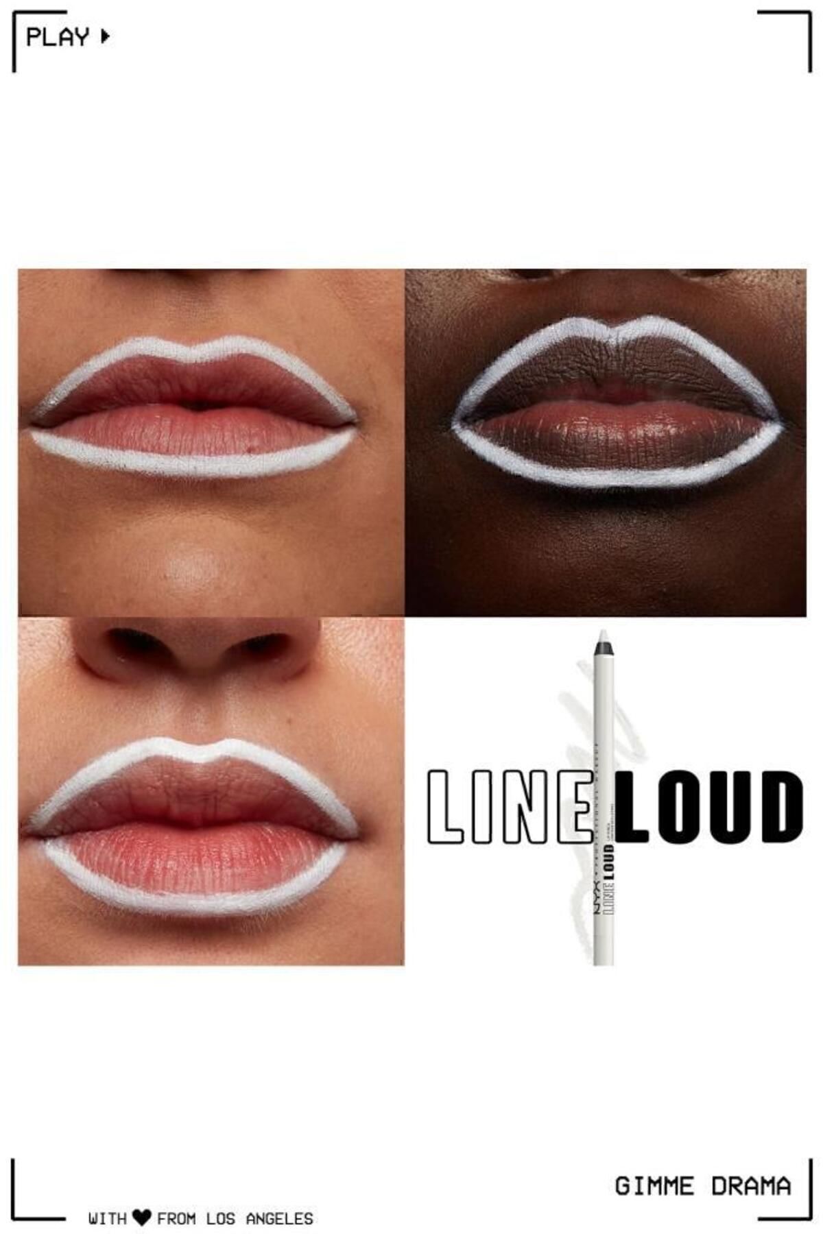 Line Loud Lip Pencil - 01 Gimme Drama NYX Professional Makeup