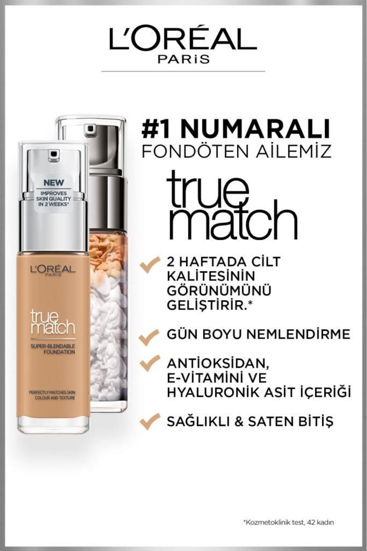 L'Oreal Paris کرم پودر مراقبتی True Match رنگ عسلی شماره 6N