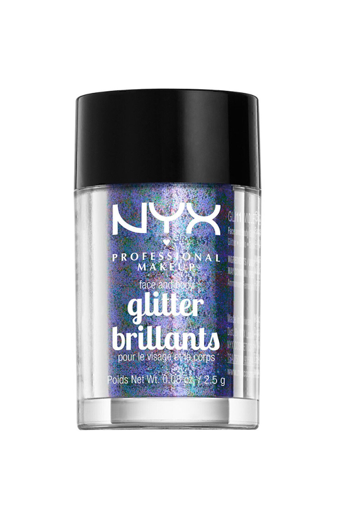 Face & Body Glitter - Face & Body Glitter Violet 15 g 800897847449 NYX Professional Makeup