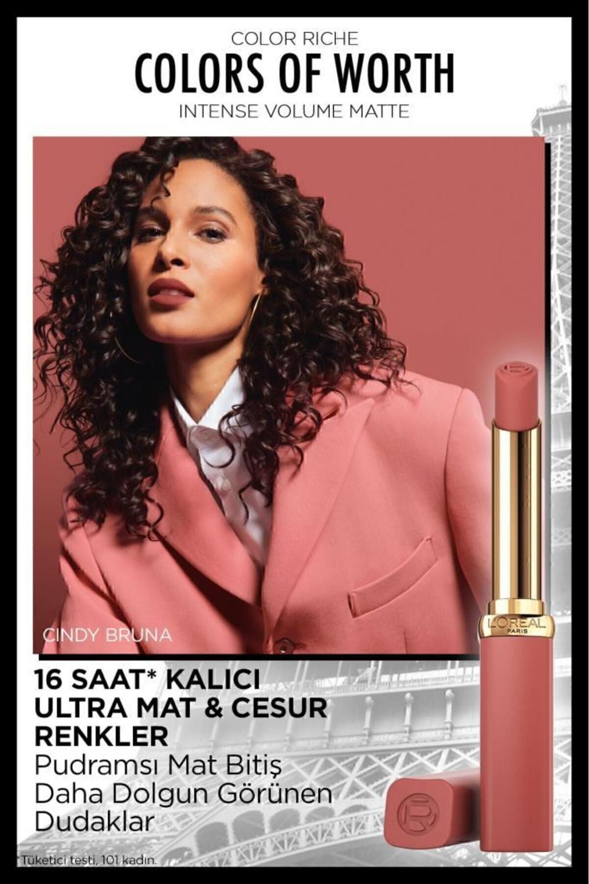 رژ لب مات با حجم بسیار زیاد رنگ‌های با ارزش - 600 Nude Audacious L'Oreal Paris