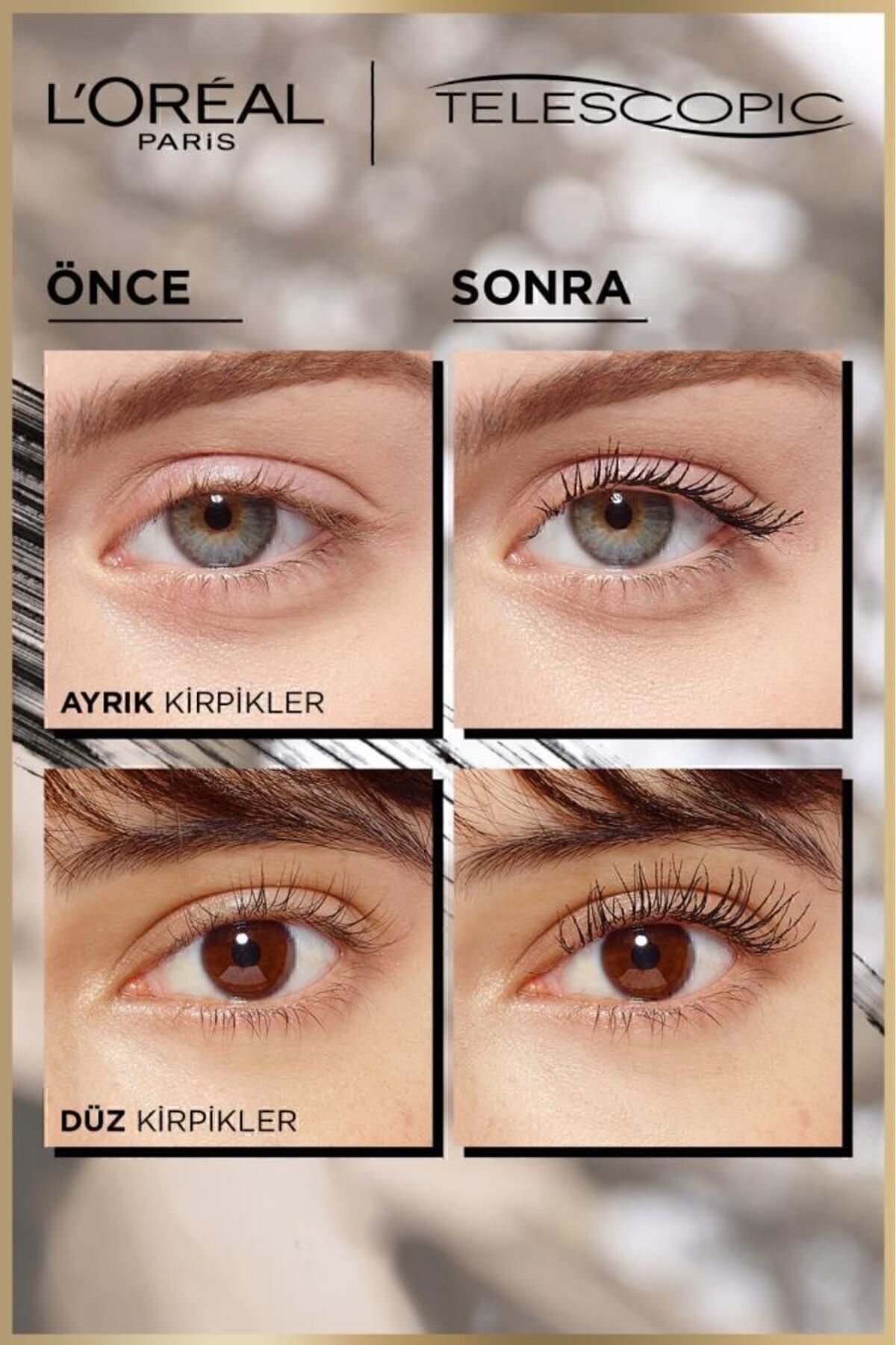 ست زیبایی: سرم تلسکوپی ریمل Elseve Hair Filler Eye Serum L'Oreal Paris