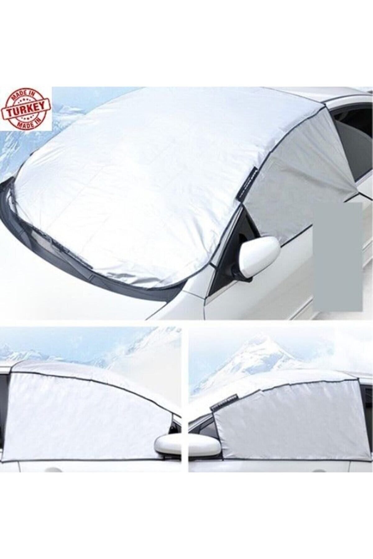 BE ACTİVE Prelata Auto Auto Pentru Parbriz Fata Si Lateral Jumatate Prelata Protectie Solara Parasolar - One Size