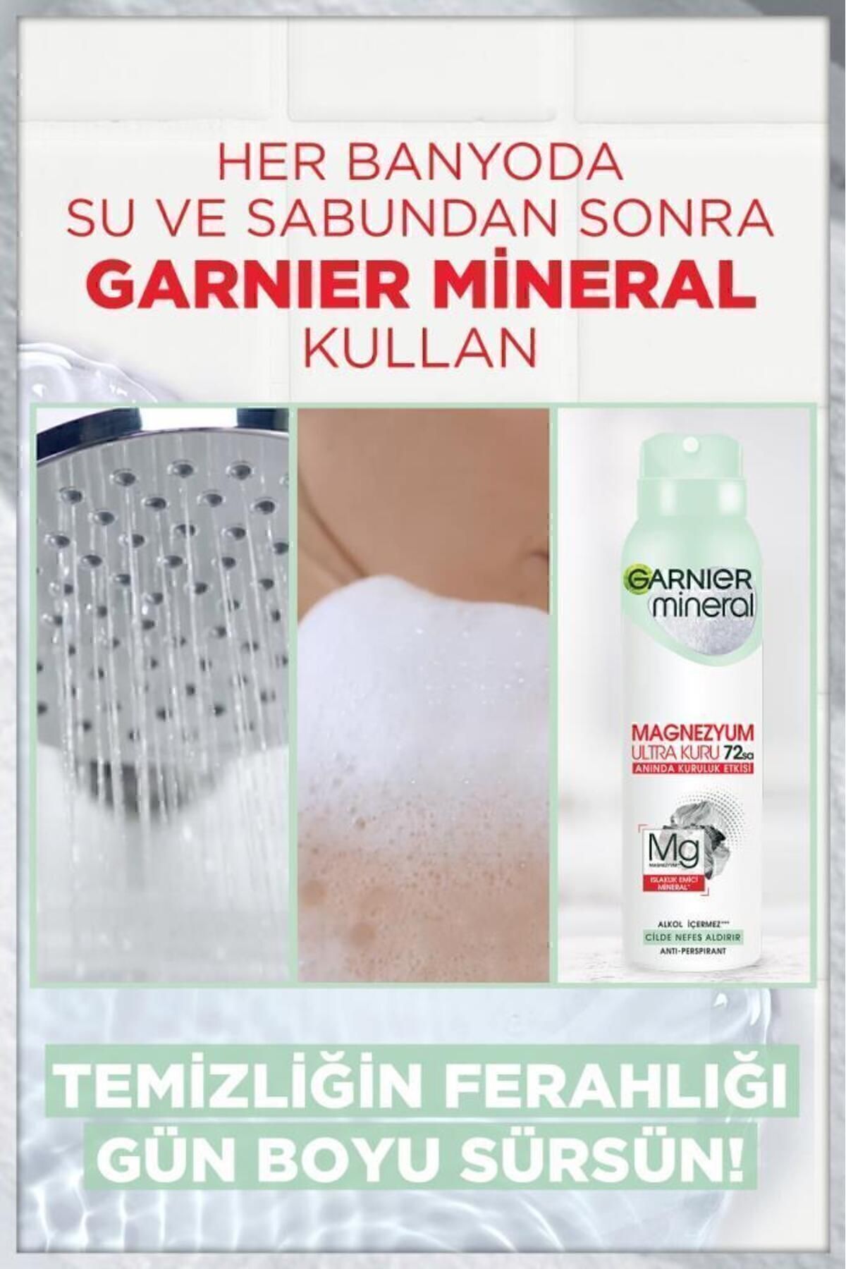 Mineral Magnezyum Ultra Kuru Sprey Deodorant Seti x5, 72 Saat Etkili