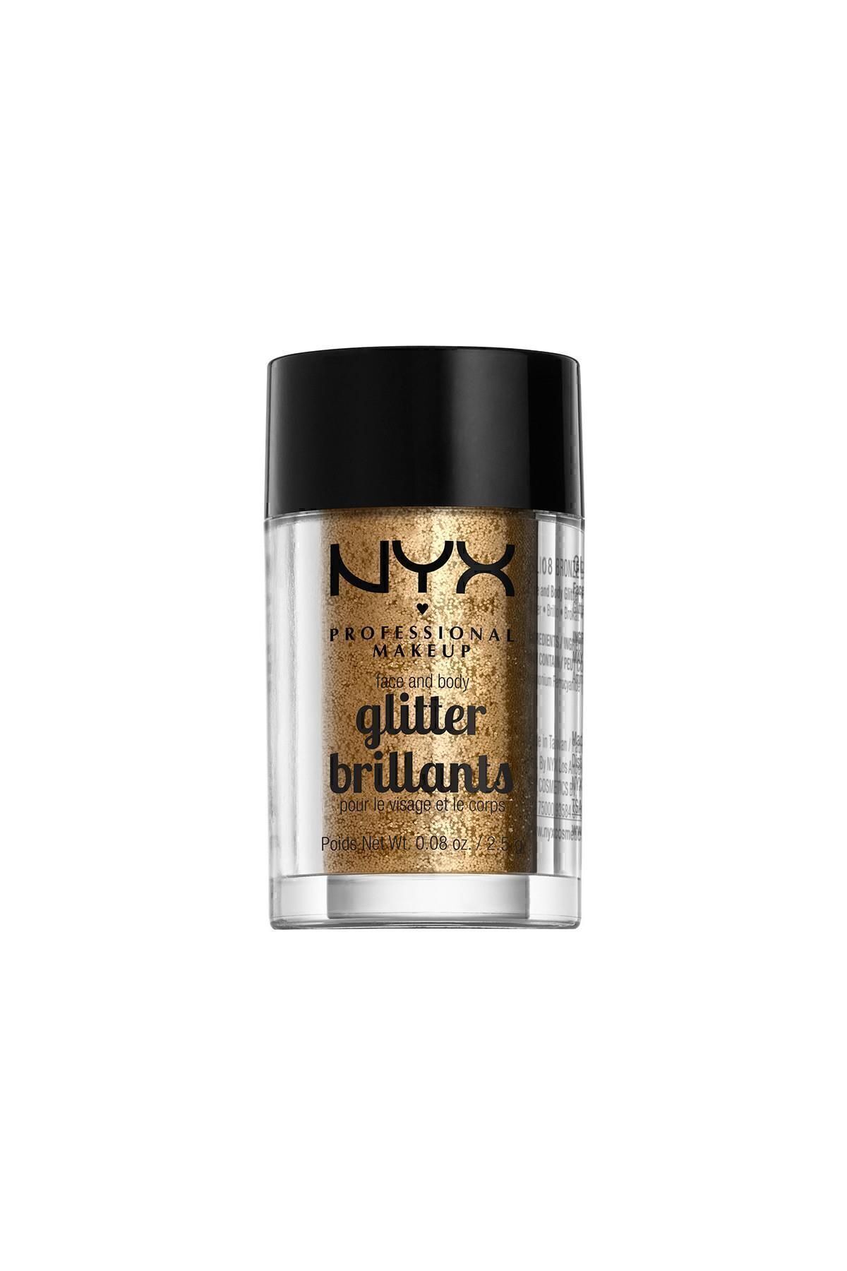 NYX Professional Makeup-Face & Body Glitter - Face & Body Glitter Bronze 15 g800897846800 1