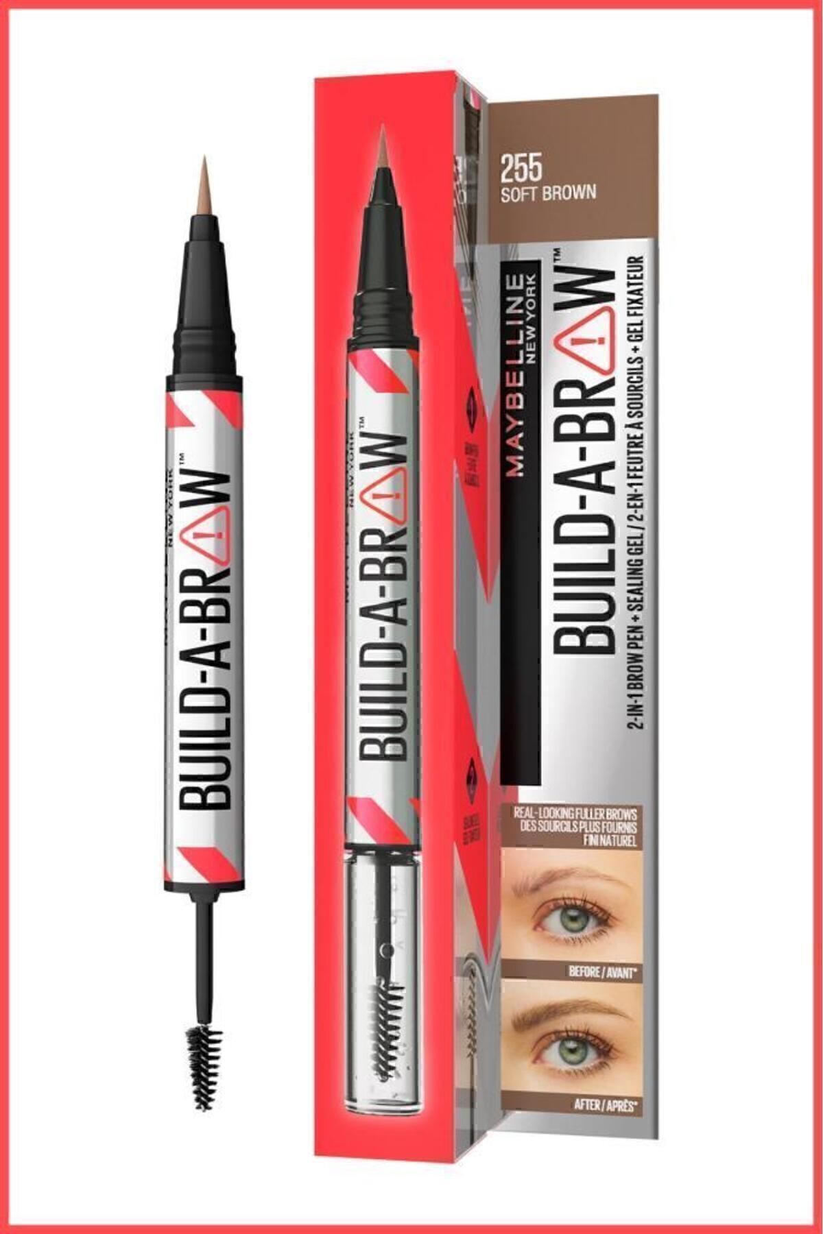 یک مداد ابرو 2 در 1 و ژل قهوه ای نرم بسازید Maybelline New York