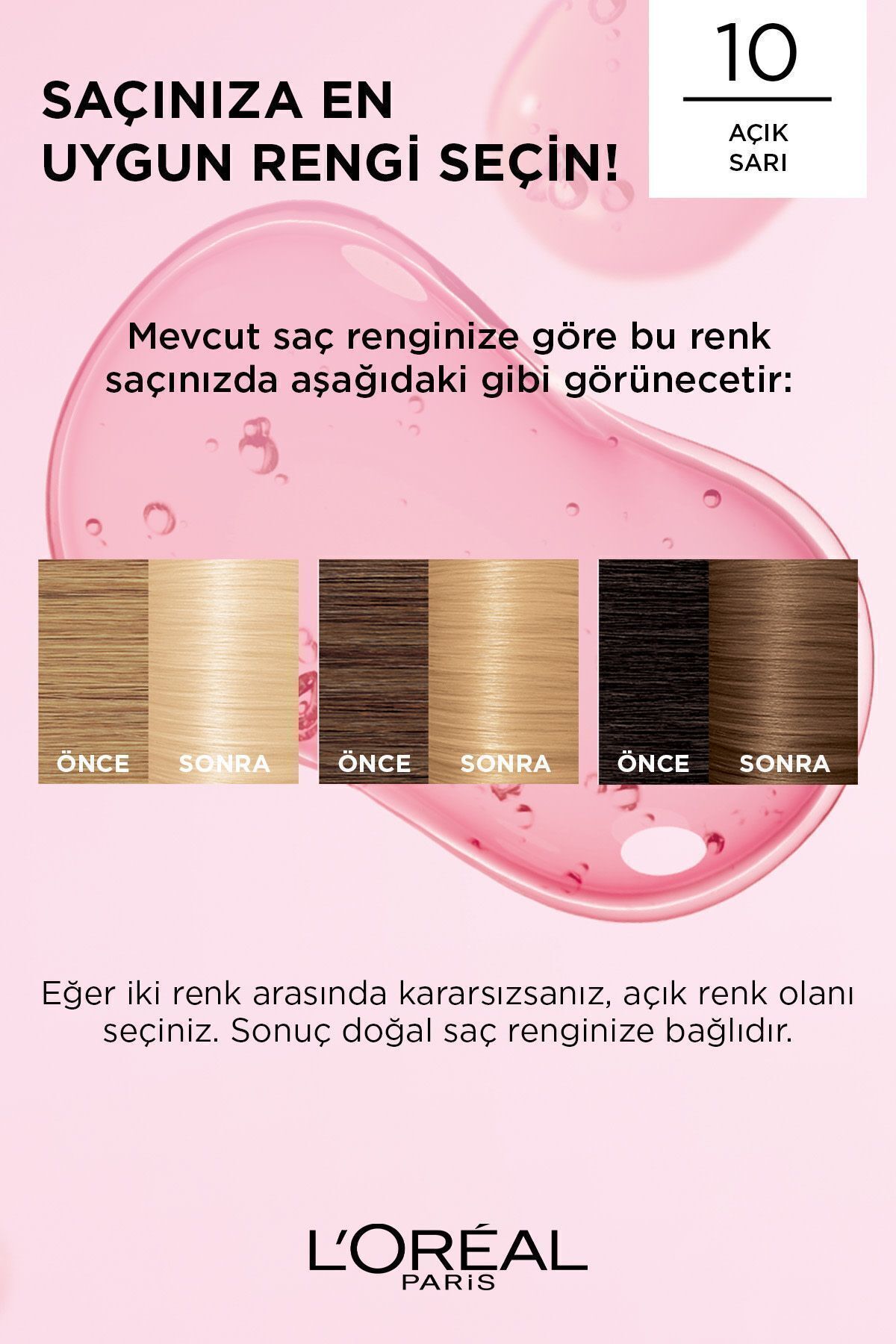 L'Oreal Paris رنگ مو اکسلانس کرم 10 زرد روشن