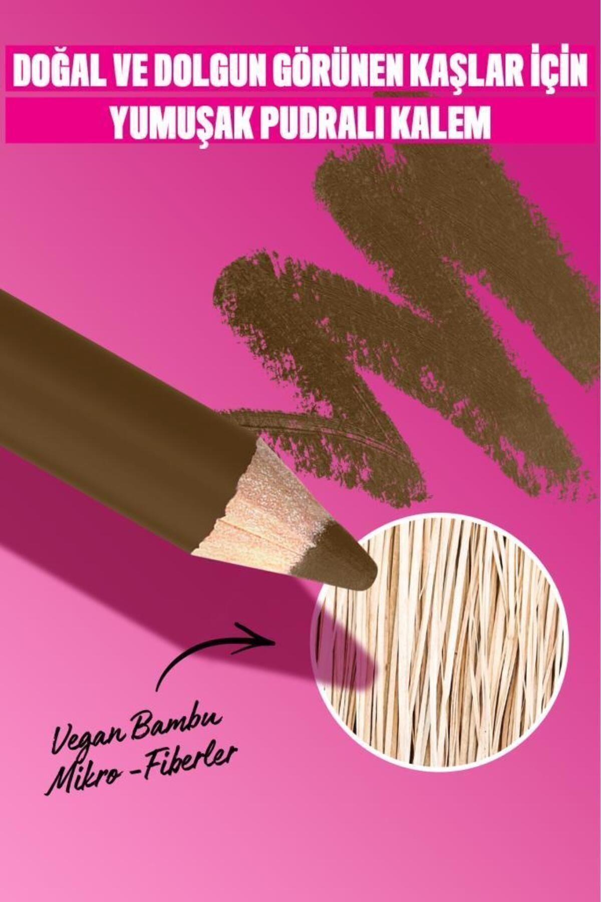 Powder Louder Pudralı Kaş Kalemi - 06 Ash Brown — قهوه‌ای NYXFMLPWDLPKKLM — تصویر 6 از 8