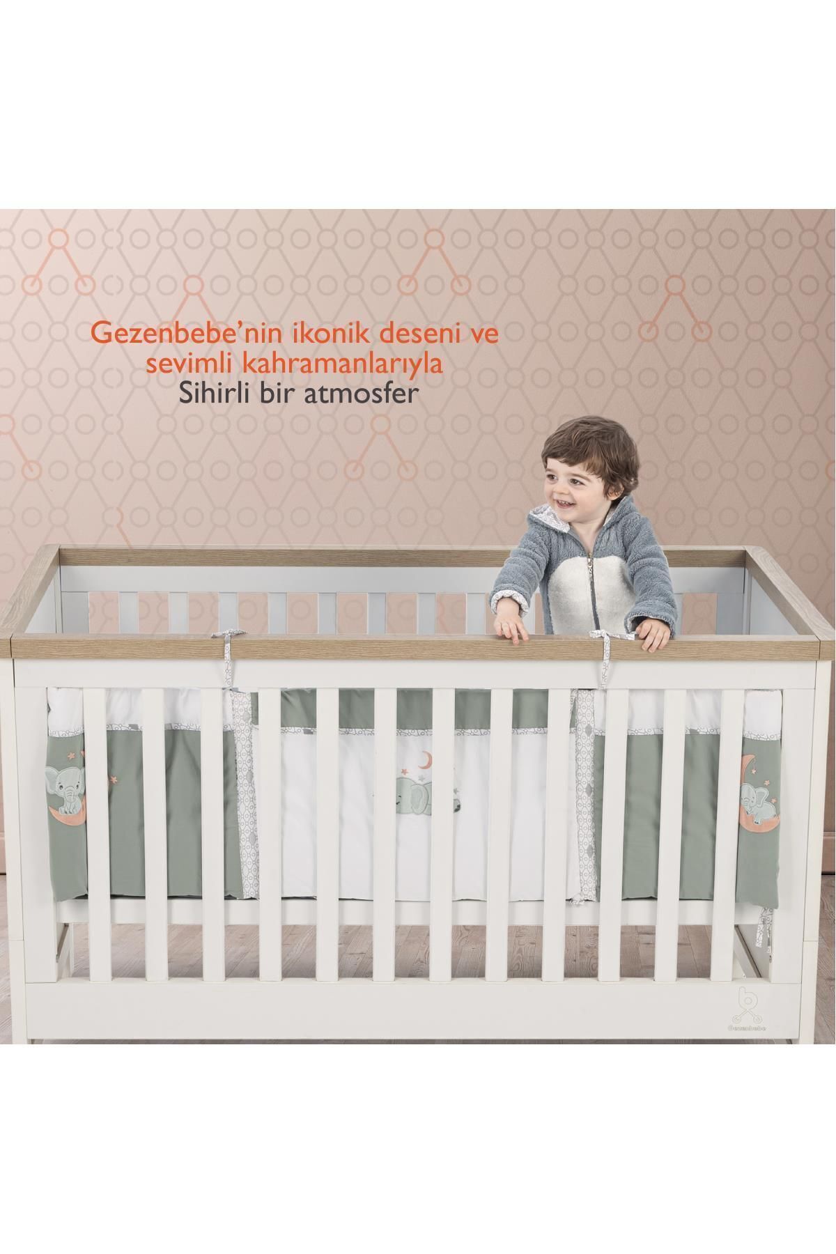 Hero Bebek & Çocuklar Için Nakışlı Karyola Kenar Koruyucu (40X180) Koala 5