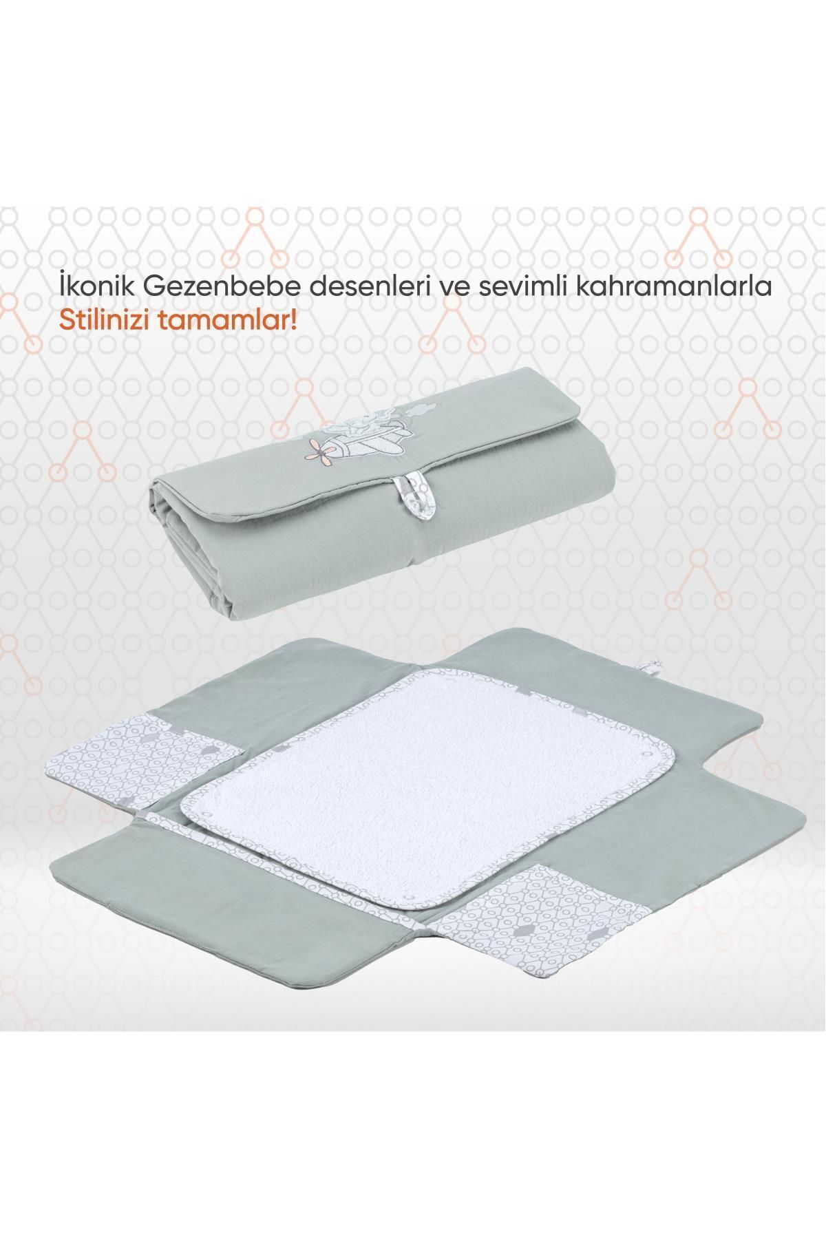 Gezenbebe Hero Nakışlı Alt Değiştirme Çantası Elephant fotoğrafı 3 (önizleme)