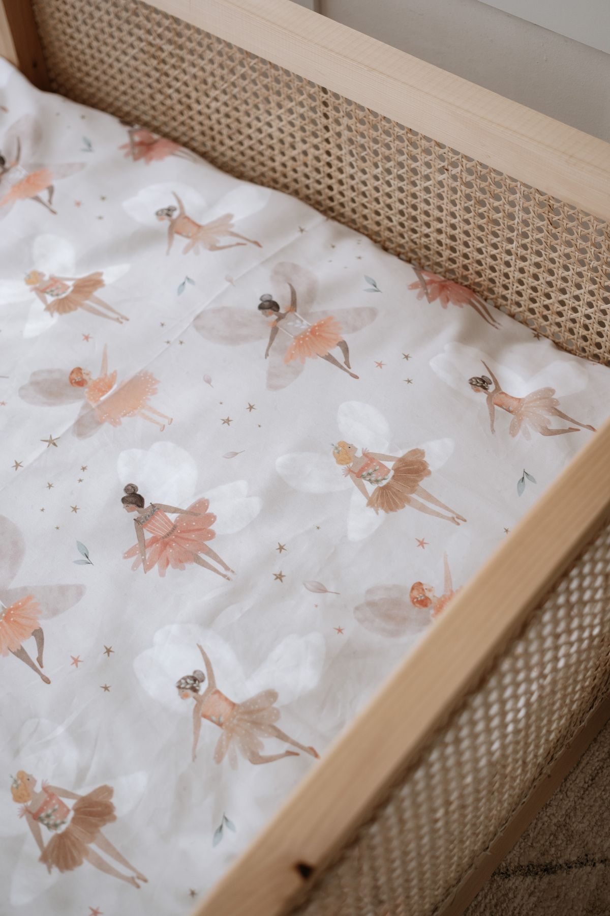 NOU-Fairy Garden Single Duvet Cover Set - Ballerina Fairies (160X220) 3