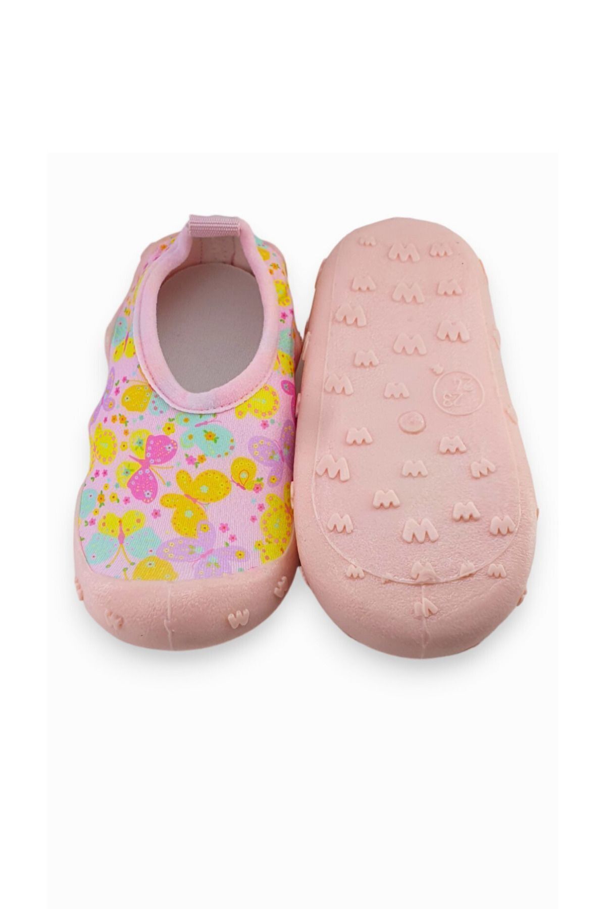 First Step-Girl's Powder Color Non-Slip Sole Sea Shoes - F-7019 3