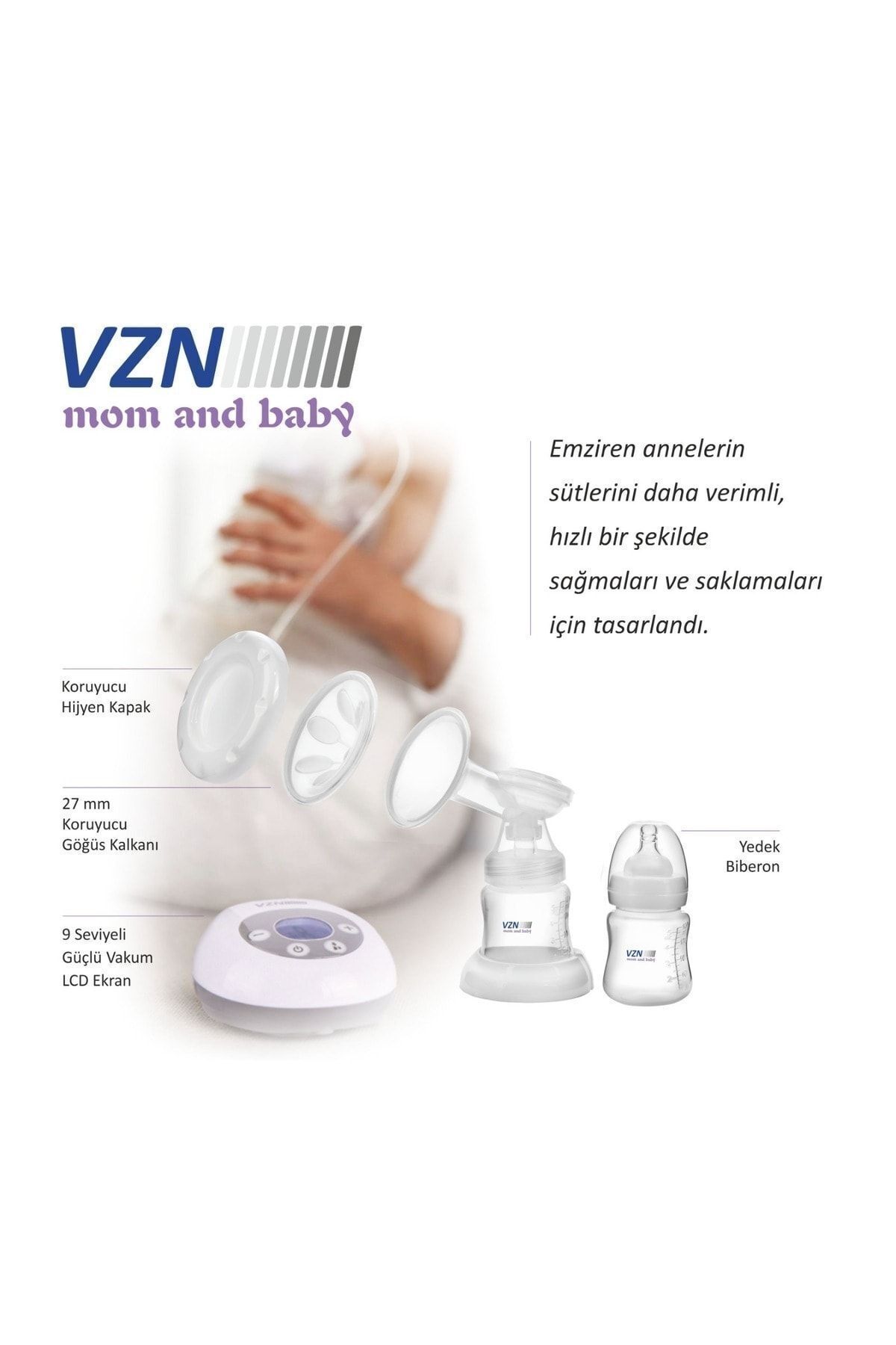 VZN Süt Sağma Makinası-Göğüs Pompası