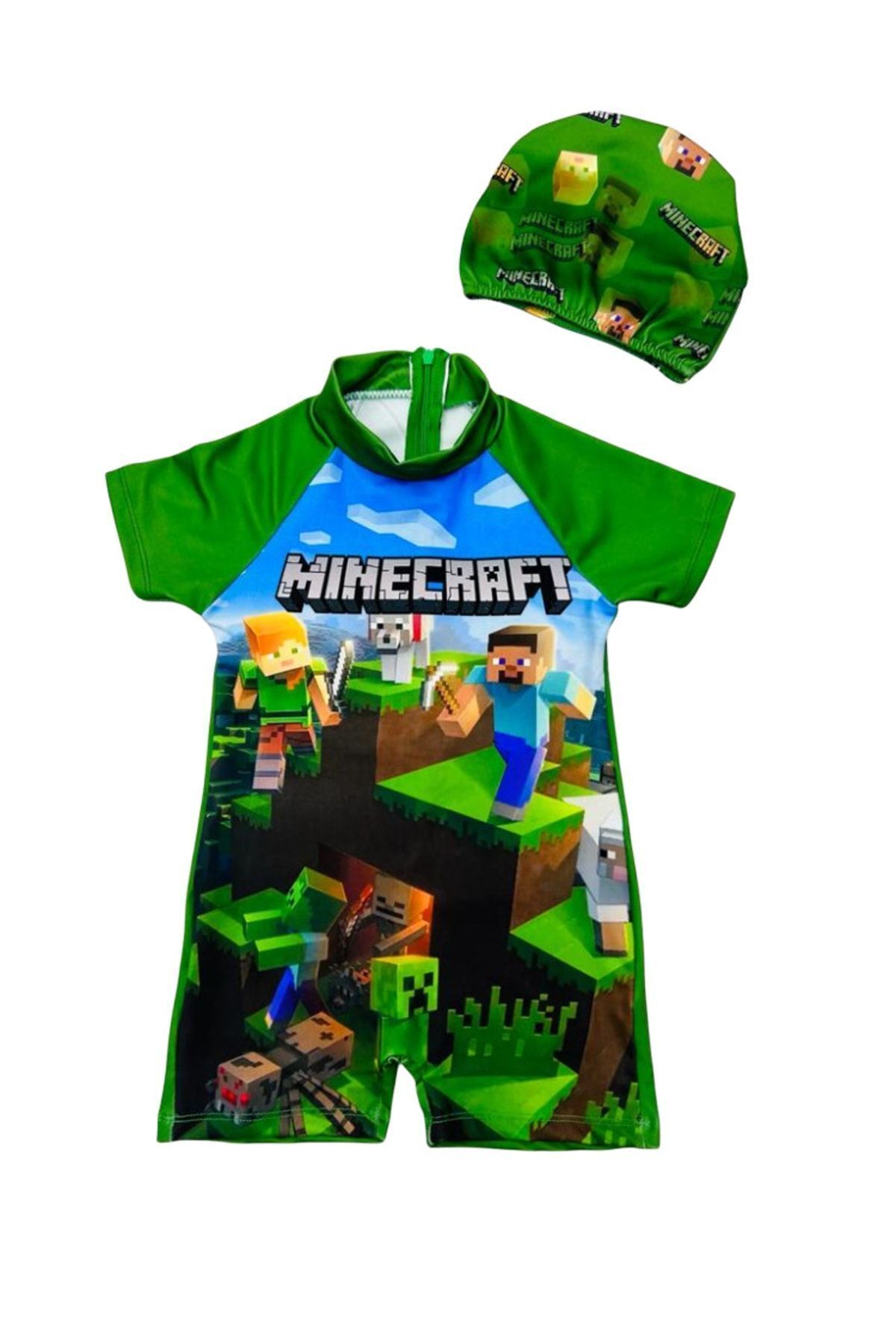 Lolliboomkids Erkek Cocuk Minecraft Alex Bask Desen Cok Renkli K sa Kollu ortlu Hipster Mayo Tak m Fiyat Yorumlar Trendyol