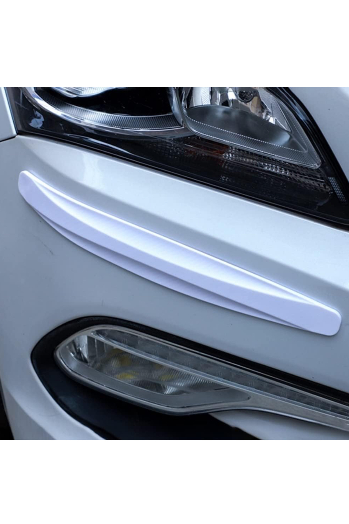 Mi-ÇA HOME Araba Tampon Koruyucu Karbon Desenli Beyaz