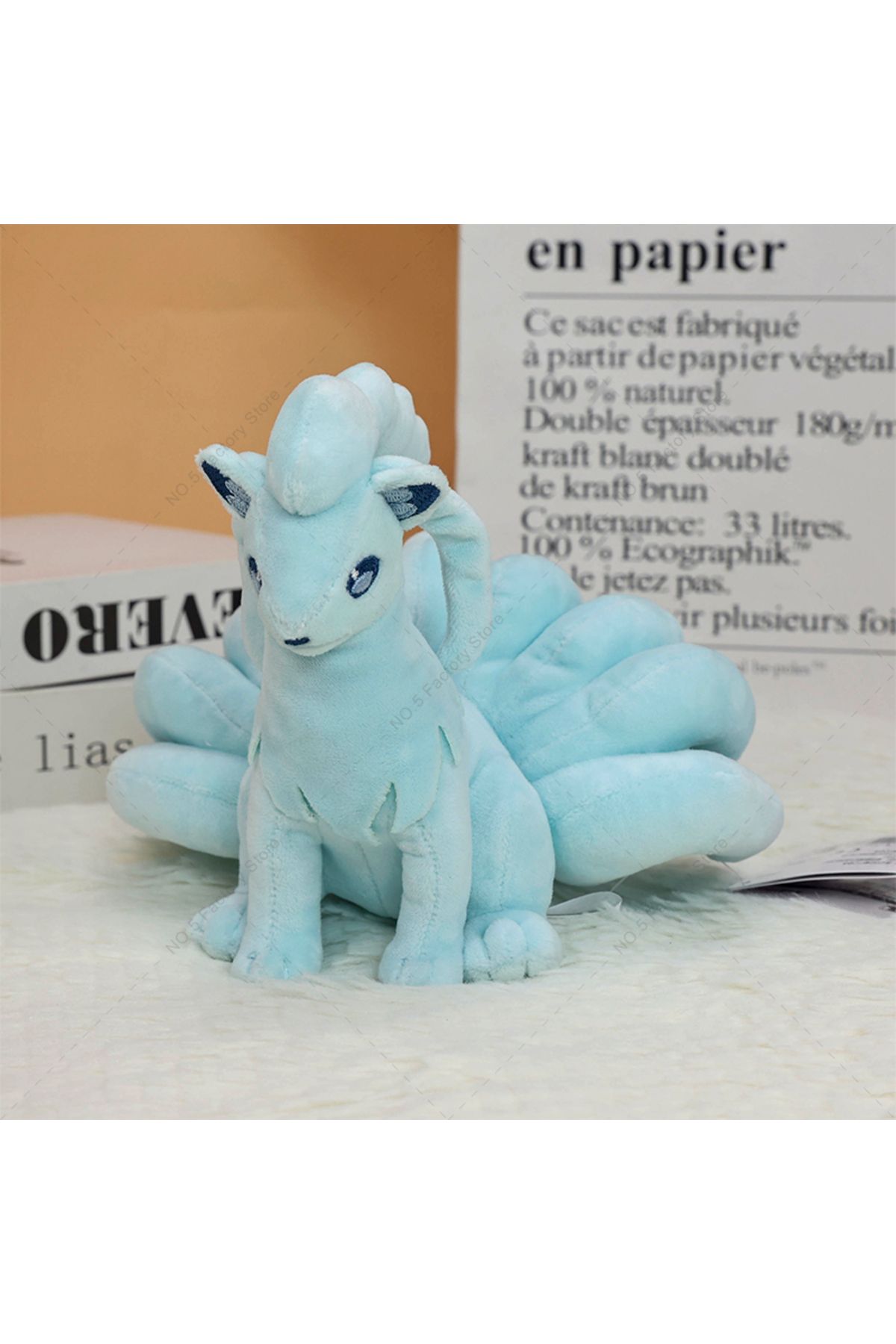 NB market Ninetales Alola Vulpix 60 70cm Pokemon Extra Buyuk Boy Pelu Oyuncak Figur Pokemongo Pokemon United Fiyat Yorumlar Trendyol