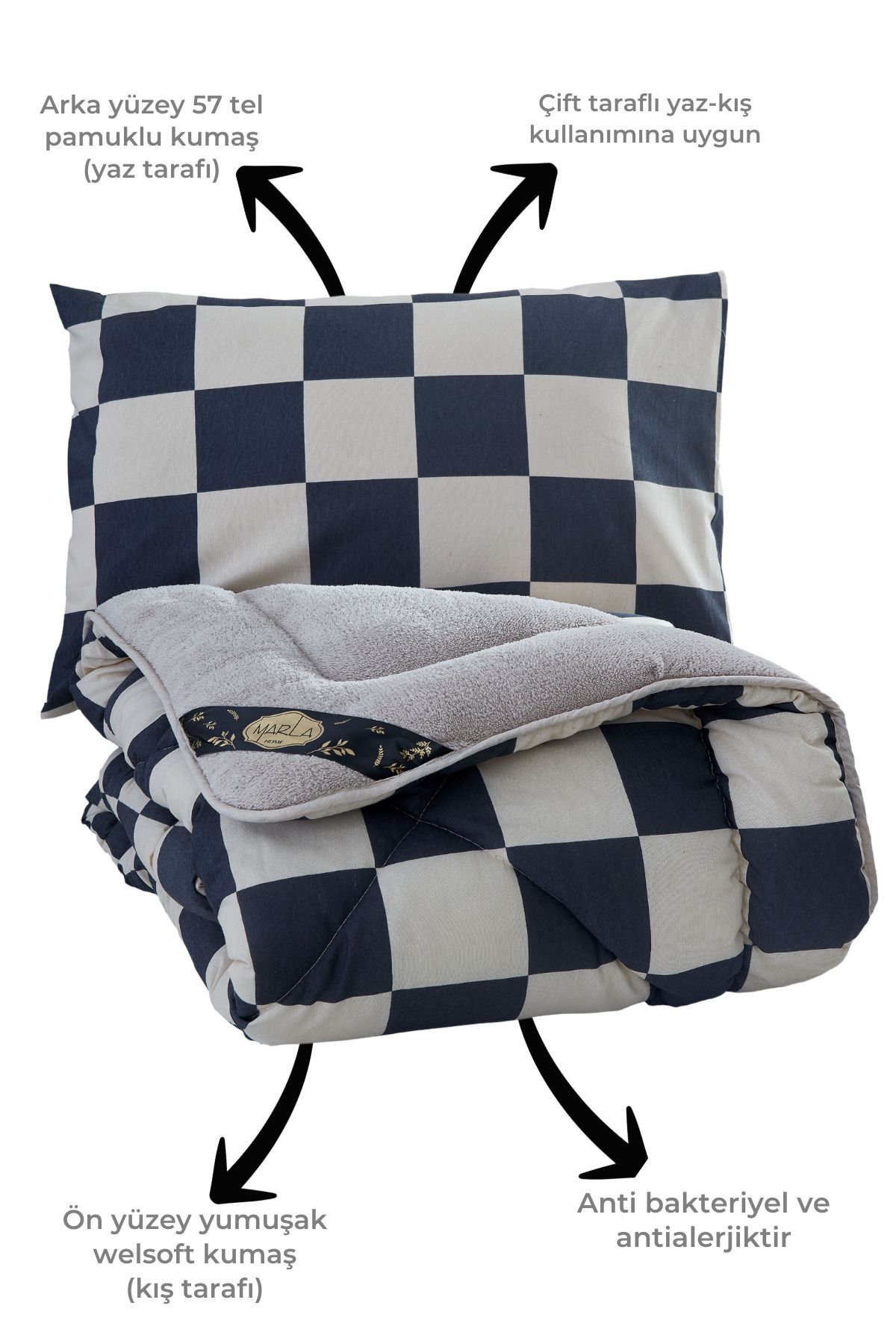 MARLA HOME-Single Geometric Patterned Sleeping Set 3