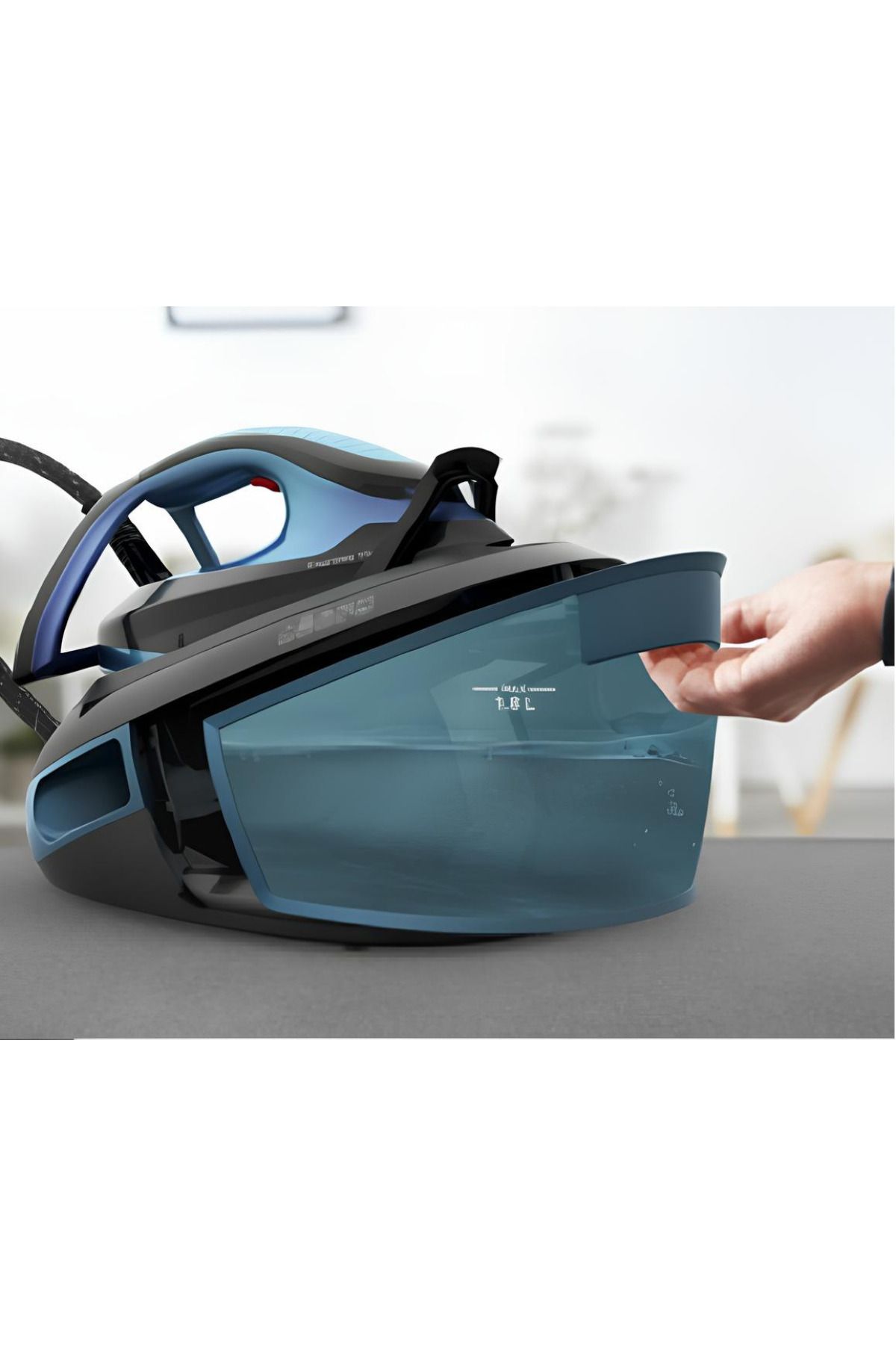 TEFAL Express Vision SV8155 Buhar Jeneratörlü Ütü – 2800W / Siyah & Mavi