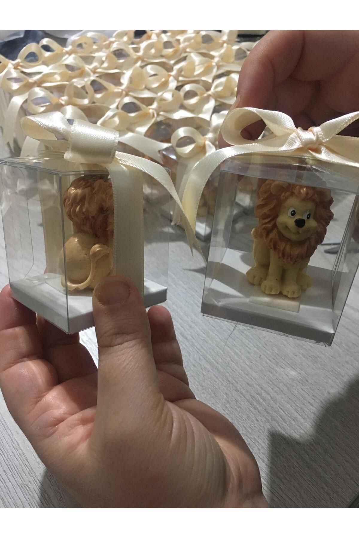 Opulent Accessories Aslan mum15adet,doğum günü hediyesi,bebek mevludu,sünnet hatırası,babyshower,yenidoğan hediyelik mum fotoğrafı 2 (önizleme)