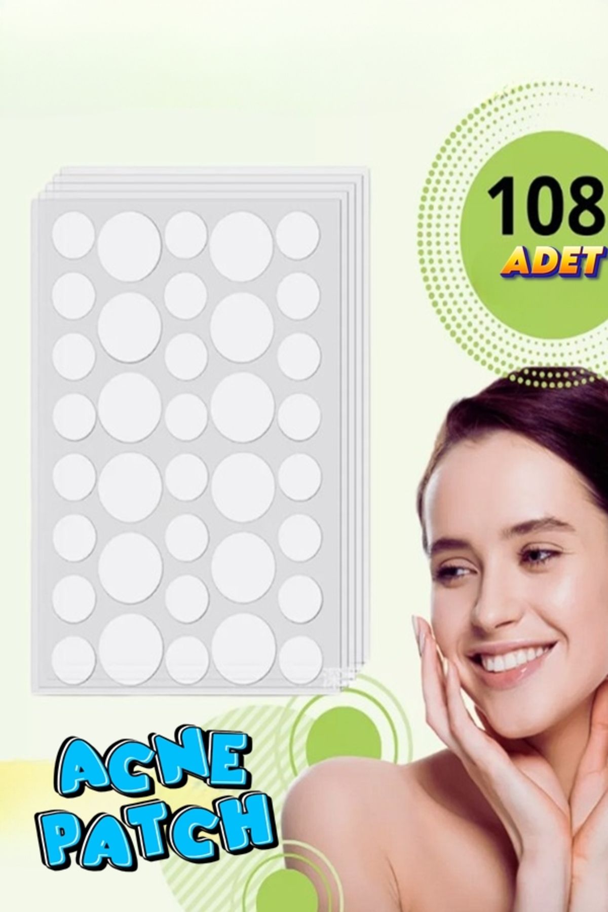 xolo Sos Band Acil Durum Bandı 108 Adet Akne Sivilce Bandı Acne Patch XL108