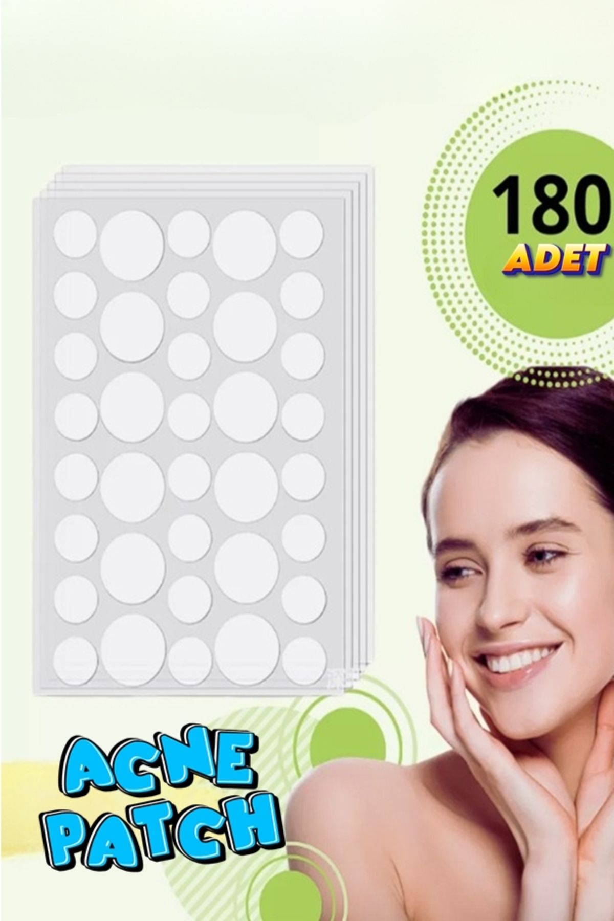 xolo Sos Band Acil Durum Bandı 180 Adet Akne Sivilce Bandı Acne Patch XL180