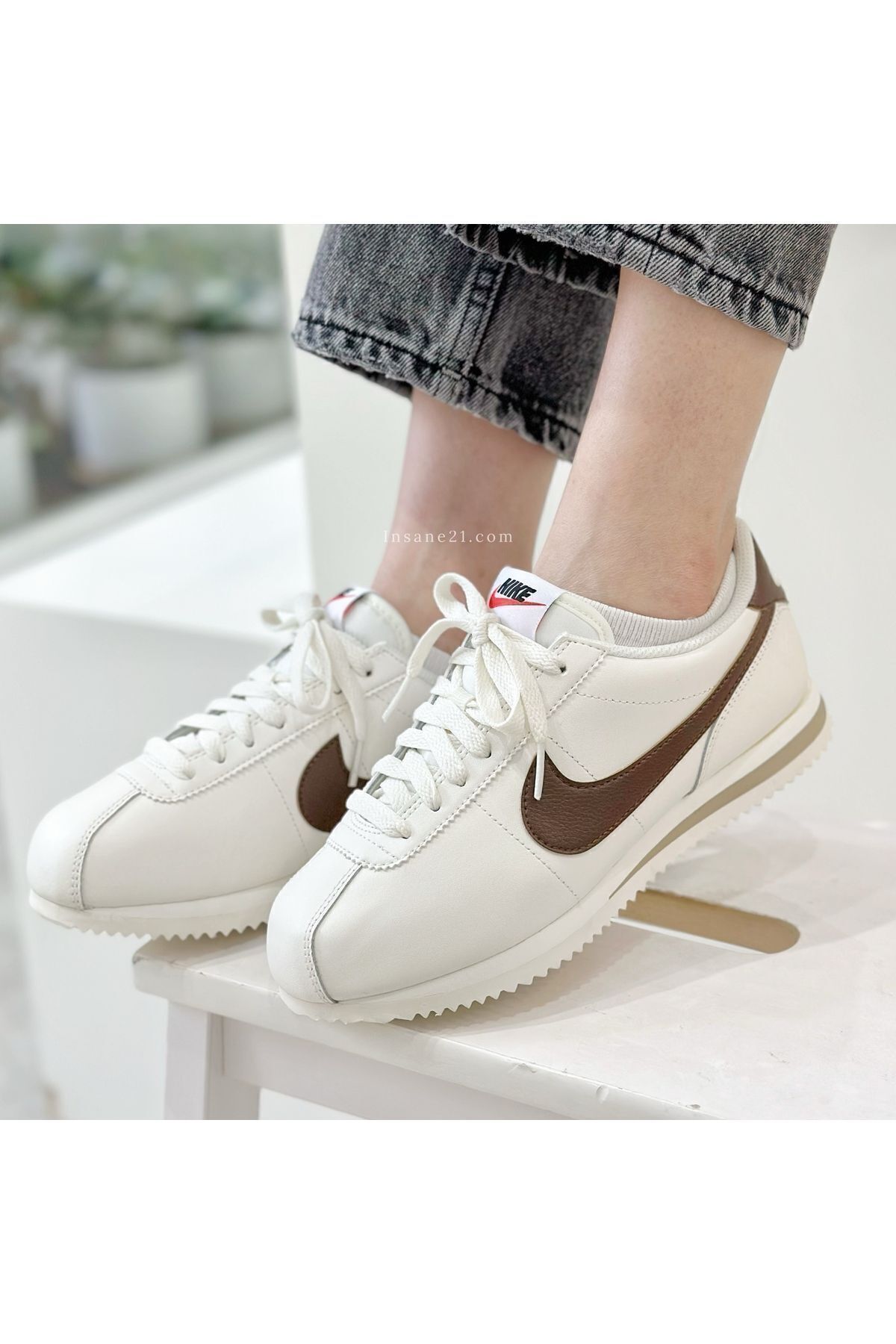 Nike-Women Cortez Women's Beige Sneakers 2