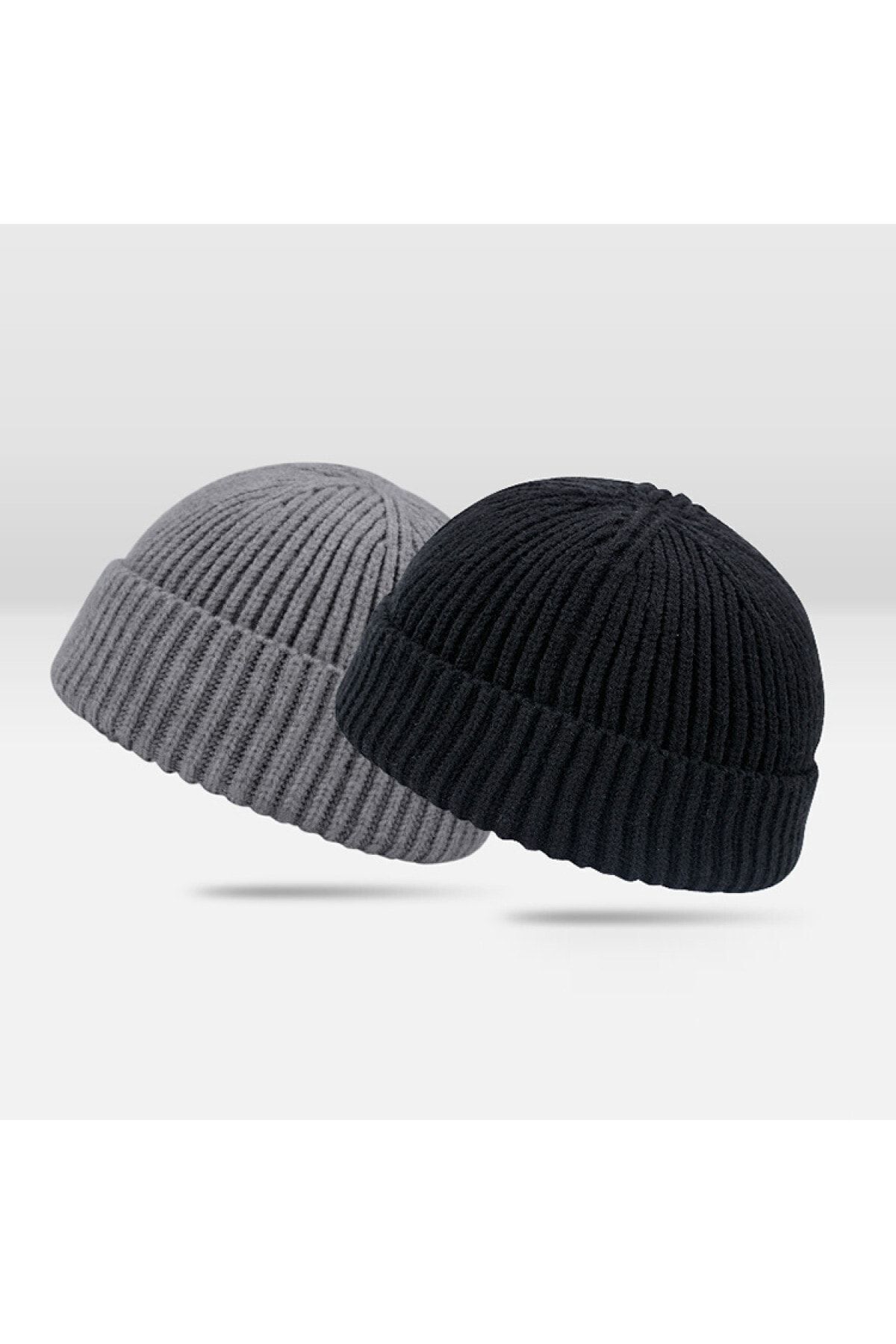 Rupen Kraft 2 Li Set Kısa Takke Bere Düz Renk Kısa Bere Hipster Bere Takke Bere Leon Beresi Hip Hop Beresi