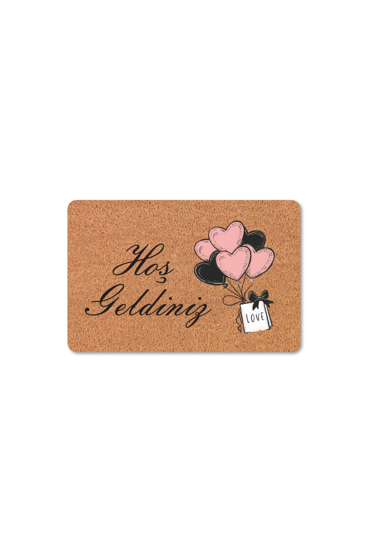 Modern Digital Printing - Welcome Written Mop - Non-Slip Base Door Front Mop