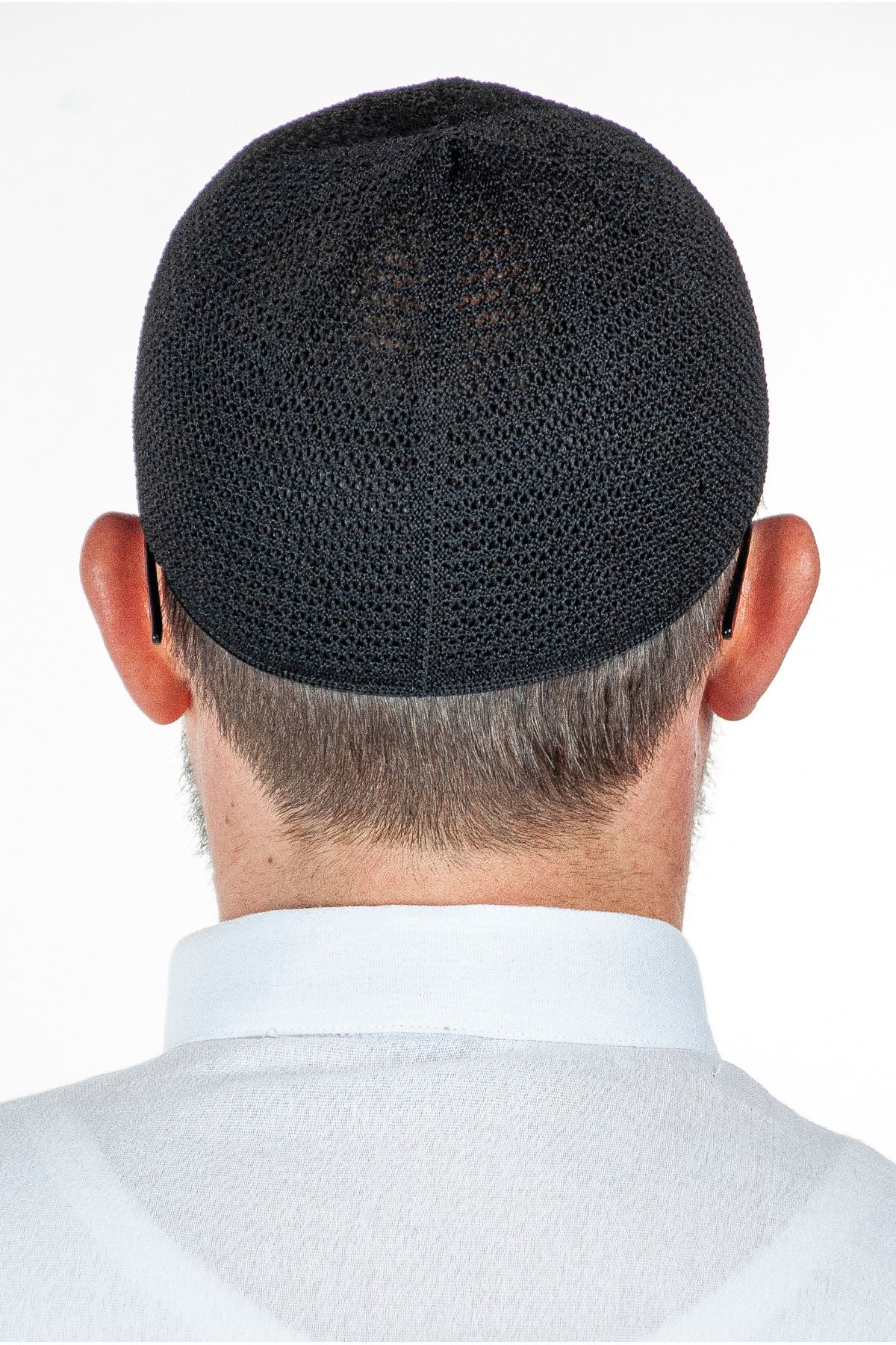 ihvan online Lüks Çelik Örme Namaz Takkesi Siyah 1 Adet görsel 3