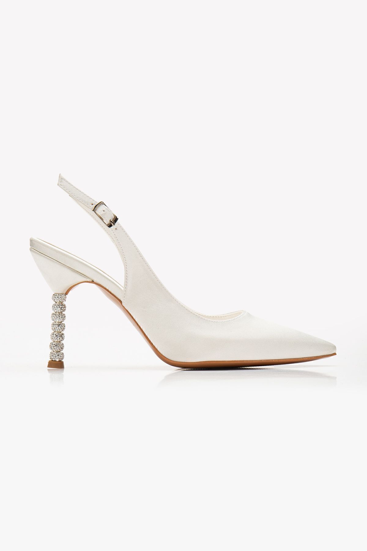ElloLita Culoare Satin Stone Pearl Pearl Stiletto - Design Special Realizat Manual - 38