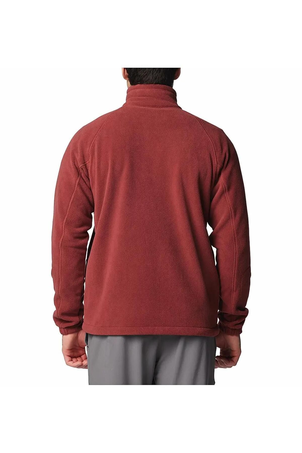 AE3039 FAST TREK II FULL ZIP FLEECE قرمز تیره Columbia