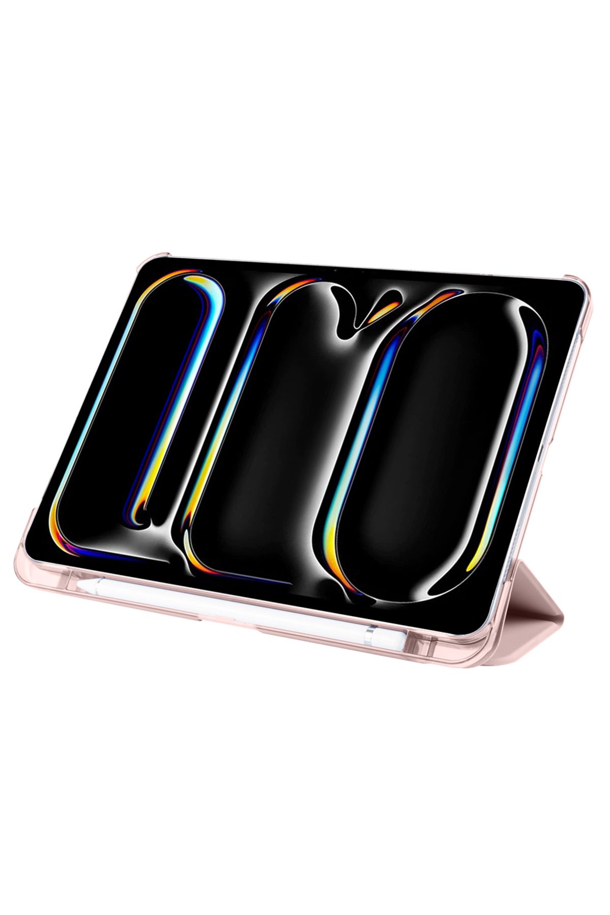 UnDePlus Apple iPad Pro 13inç M4 2024 Kılıf Flip Cover Kalem Bölmeli PC