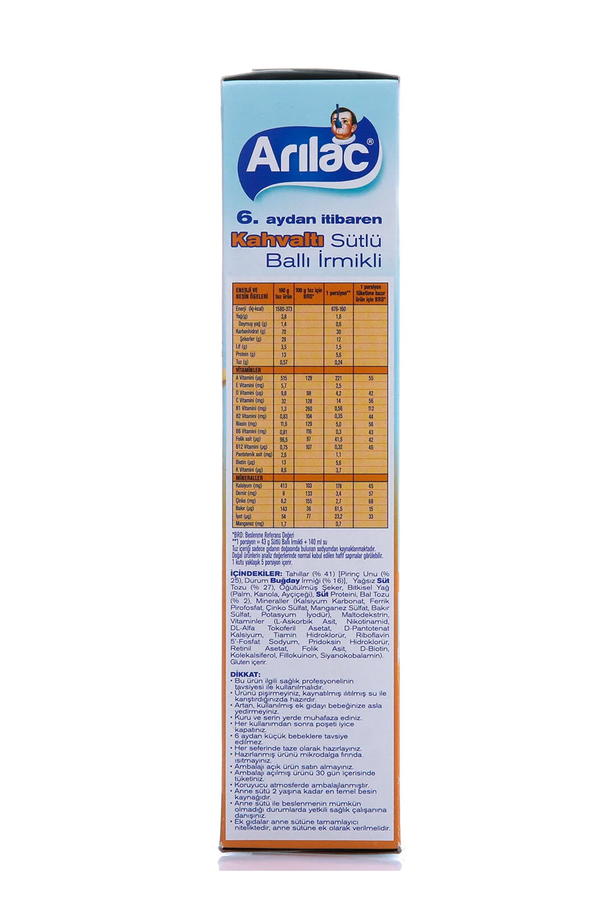 ARI Lac Ballı Irmikli Kaşık Maması 200 gr fotoğrafı 4 (önizleme)