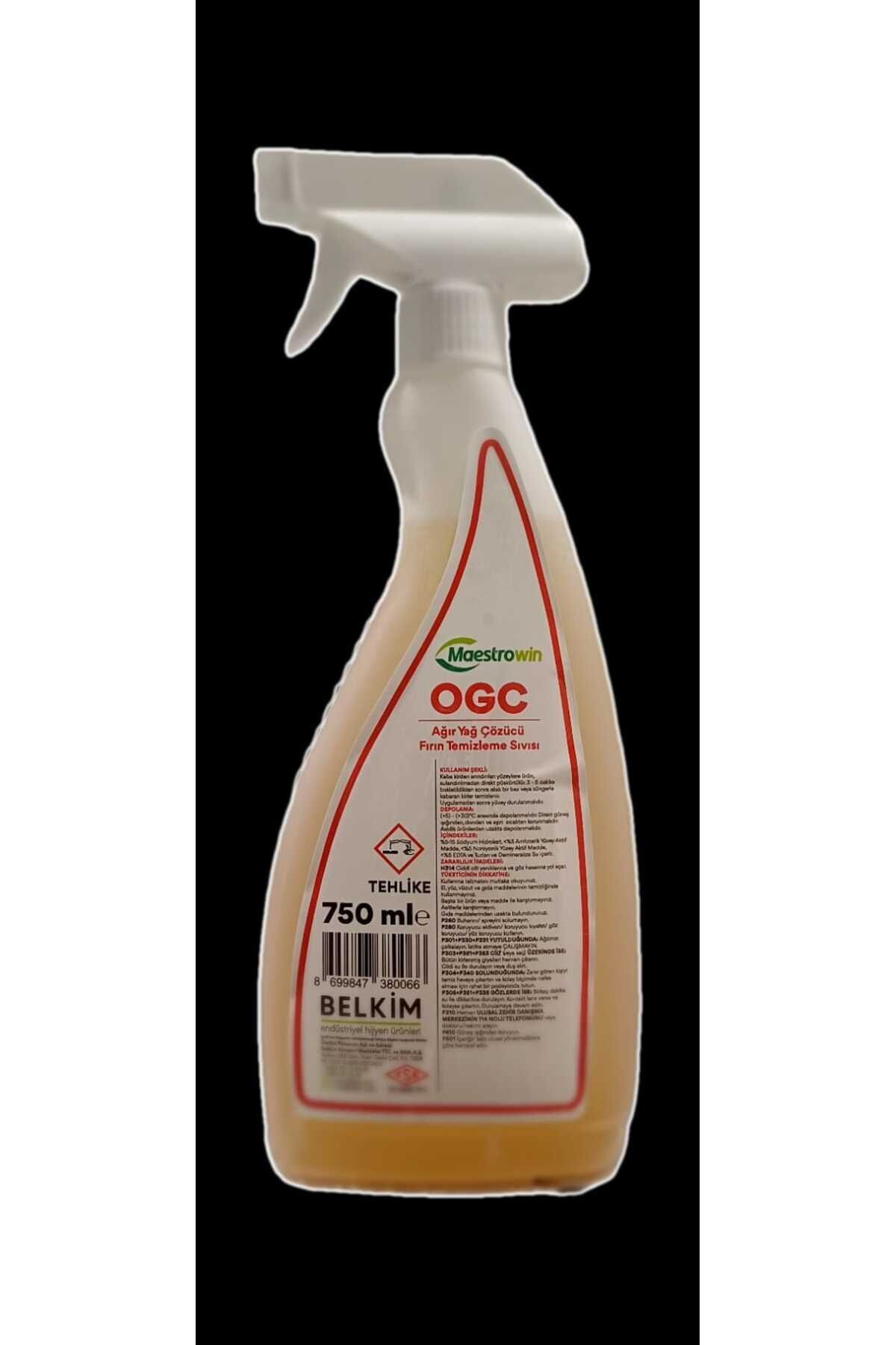 Maestrowin Ogc Ağır Yağ Çözücü Fırın Temizleme Sıvısı