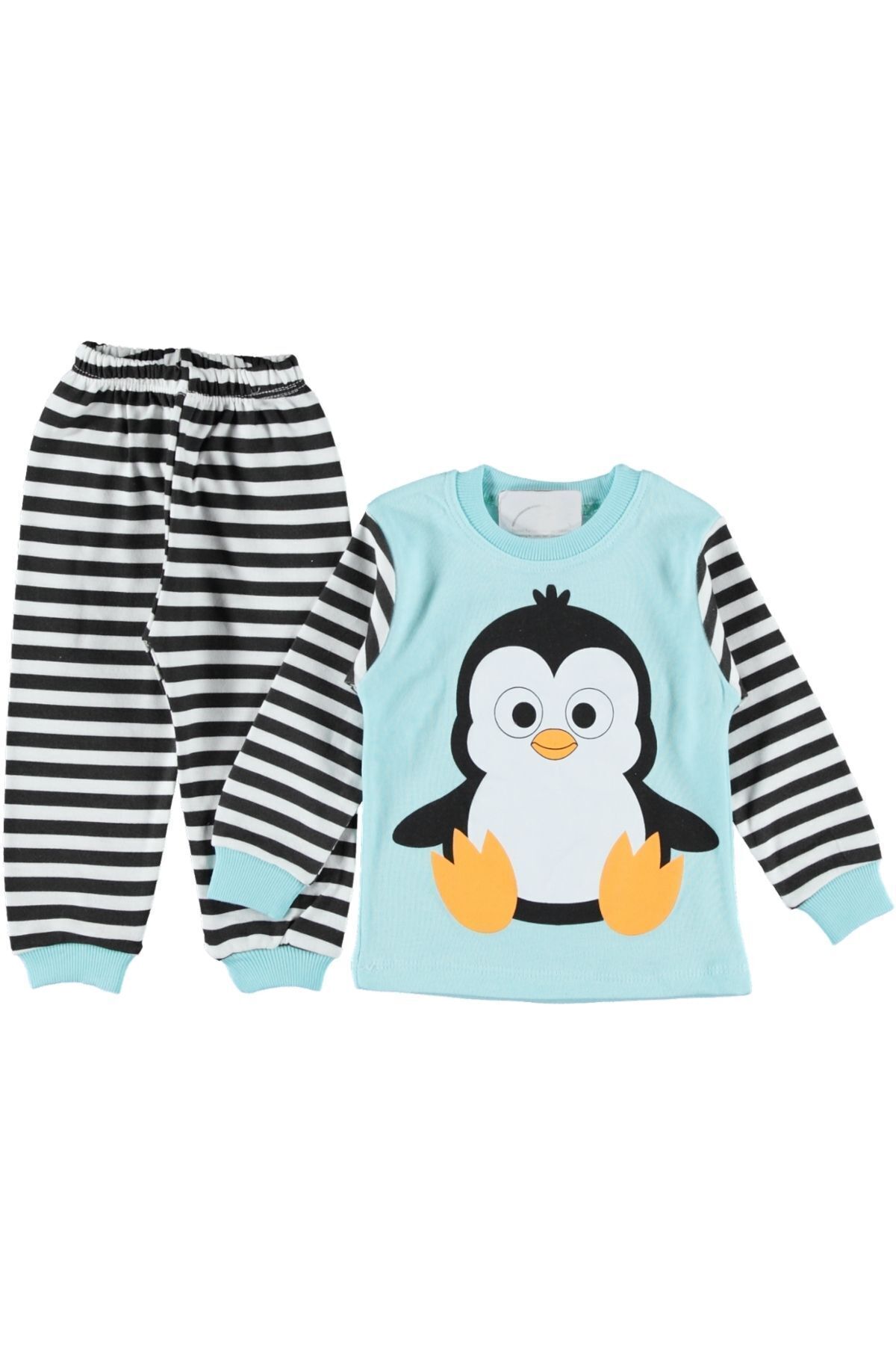 Süpermini-Penguin patterned pajama set 1