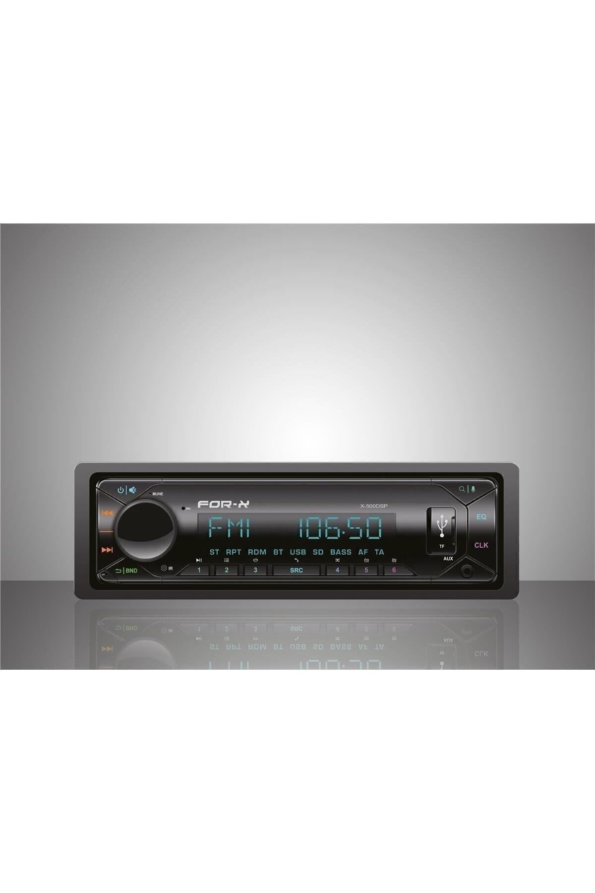 FORX5 500dsp profesyonel oto teyp 3 kanal amfi çıkışlı