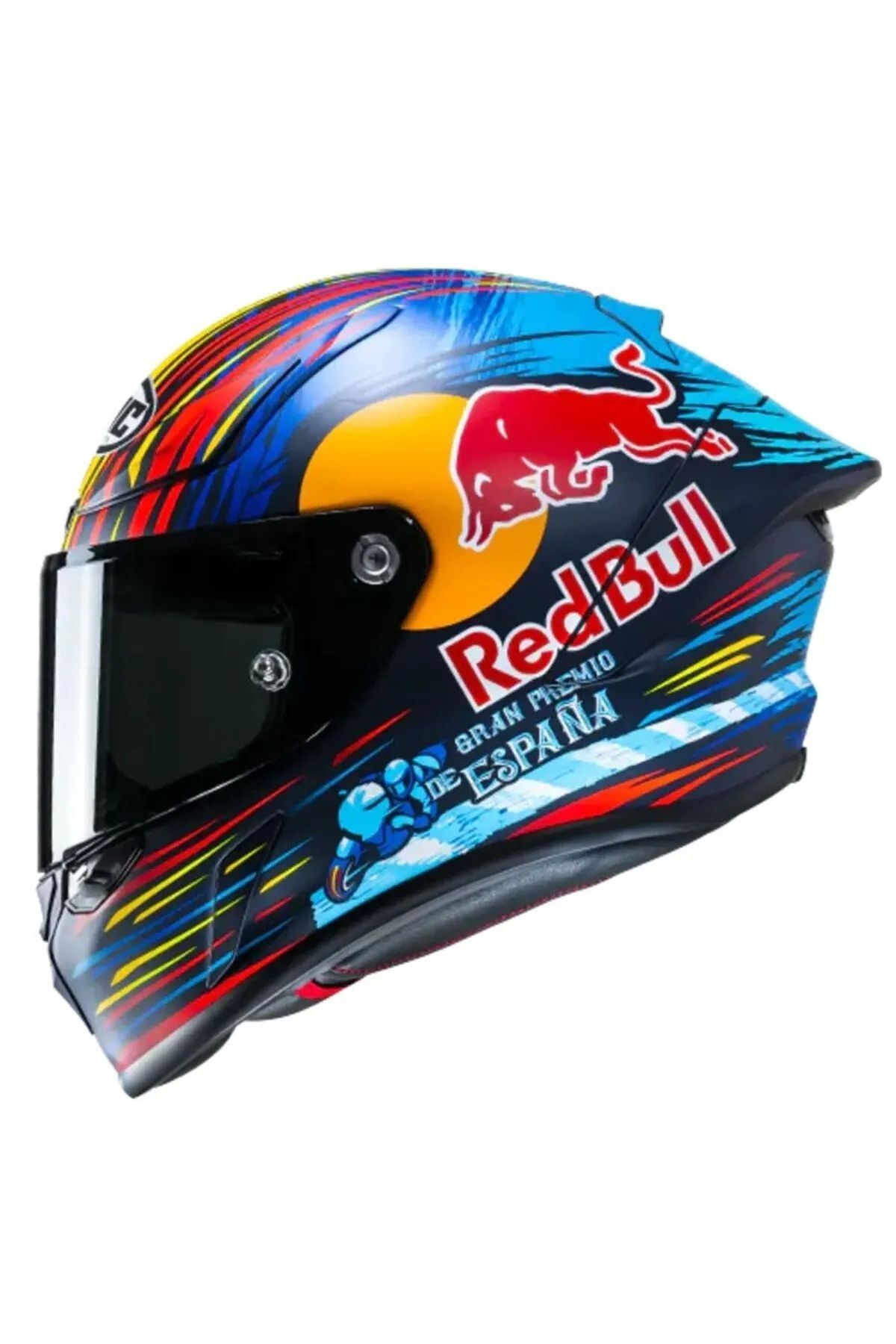 HJC-Rpha1 Red Bull Jerez Gp Closed Motorcycle Helmet 3