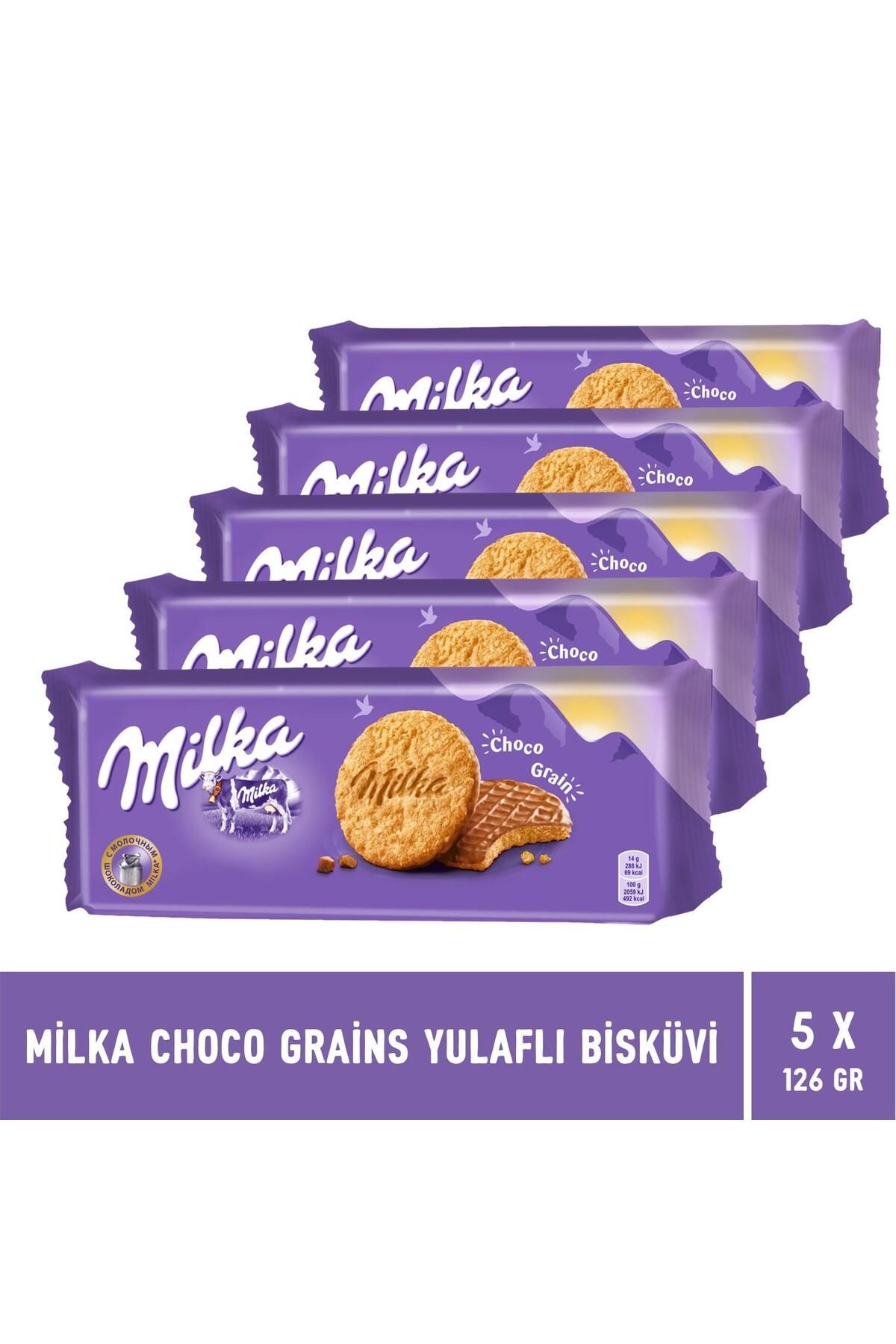 Choco Grains Yulaf Ezmeli Bisküvi 126 gr - 5 Adet