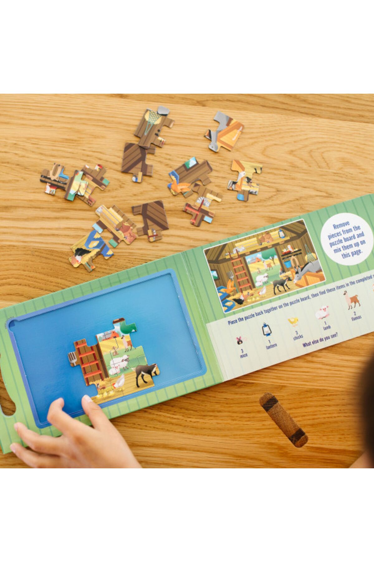 پازل ها و یاپبوزهای کودک Melissa Doug مجموعه اره برقی ملیسا داگ مگنت 2x15 مزرعه Melissa & Doug