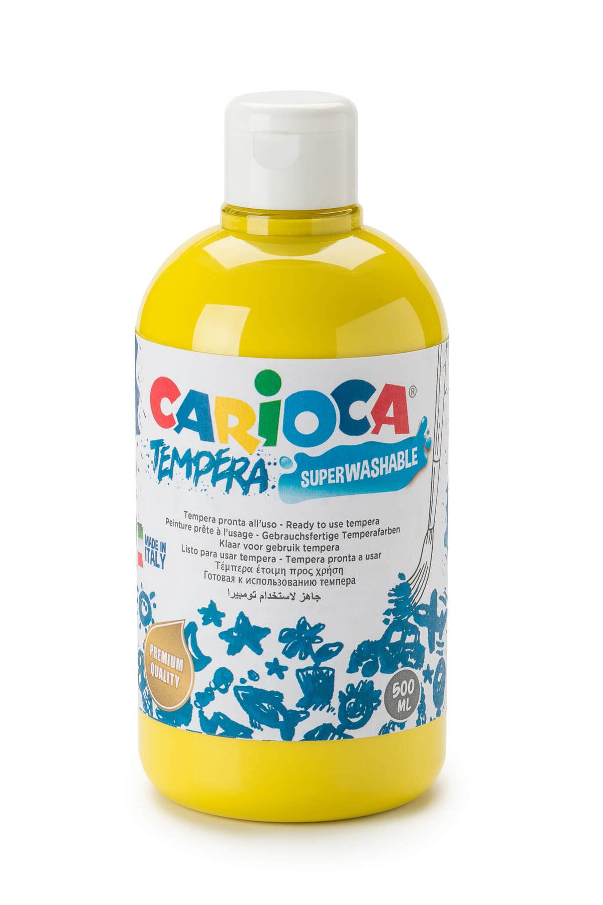 CARIOCA Tempera Boya (SÜPER YIKANABİLİR) 500ml - Sarı