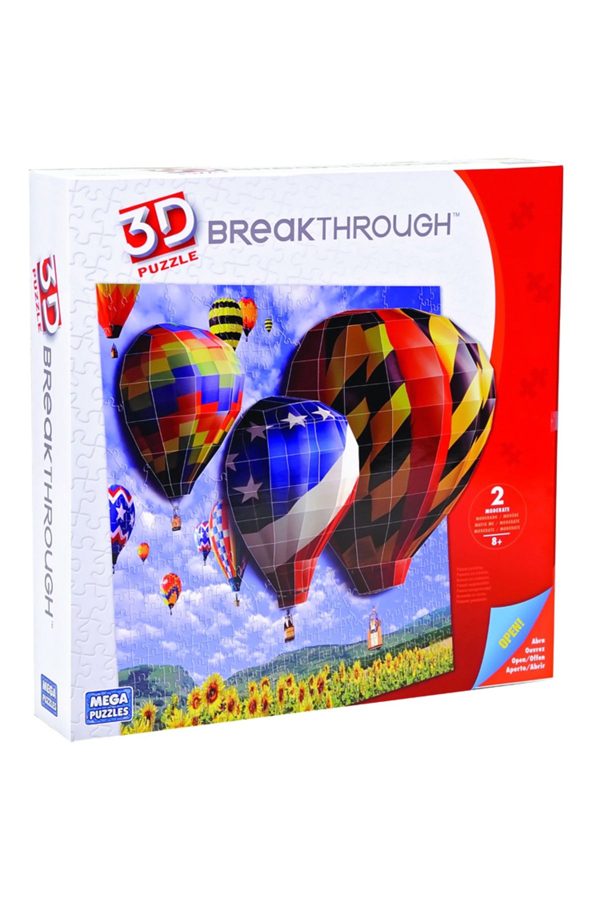 Mega Puzzles-200 Piece 3D Breakthrough Puzzle Balloons 50669 4